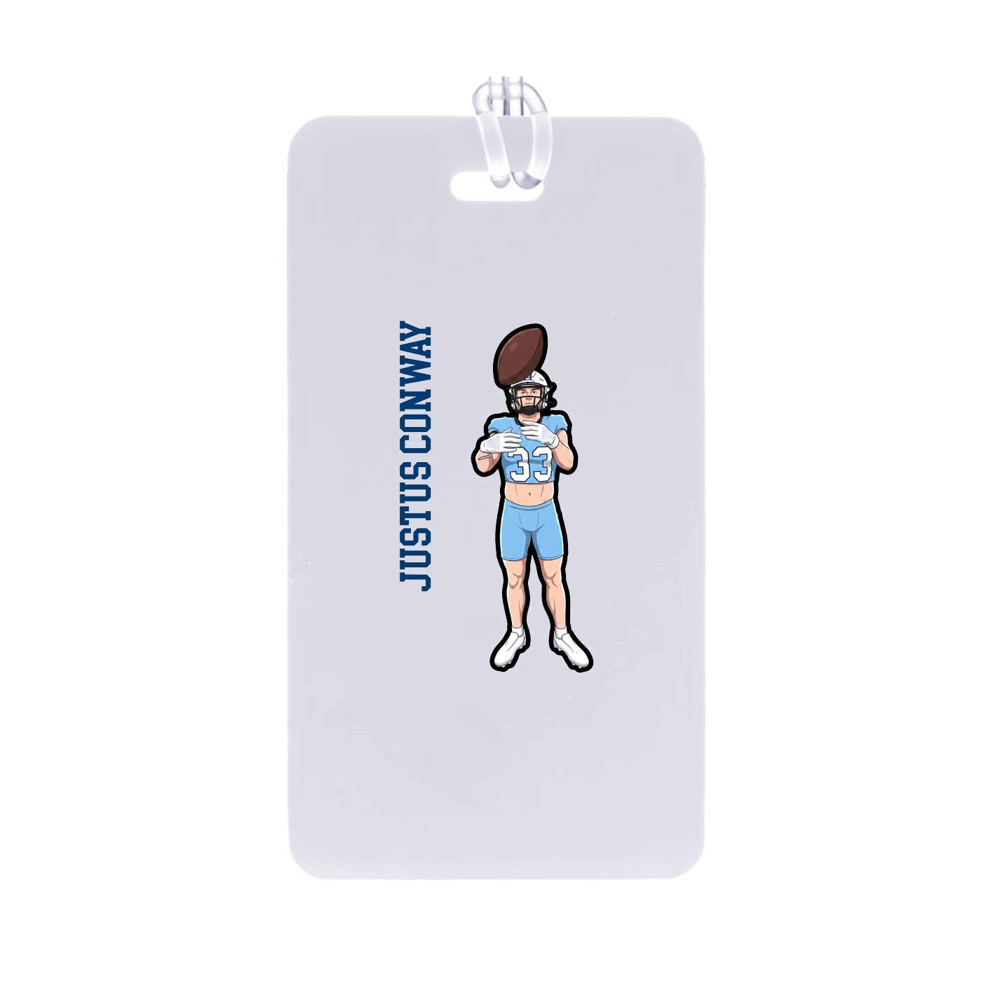 Bag Tag — Name Vertical in Classic