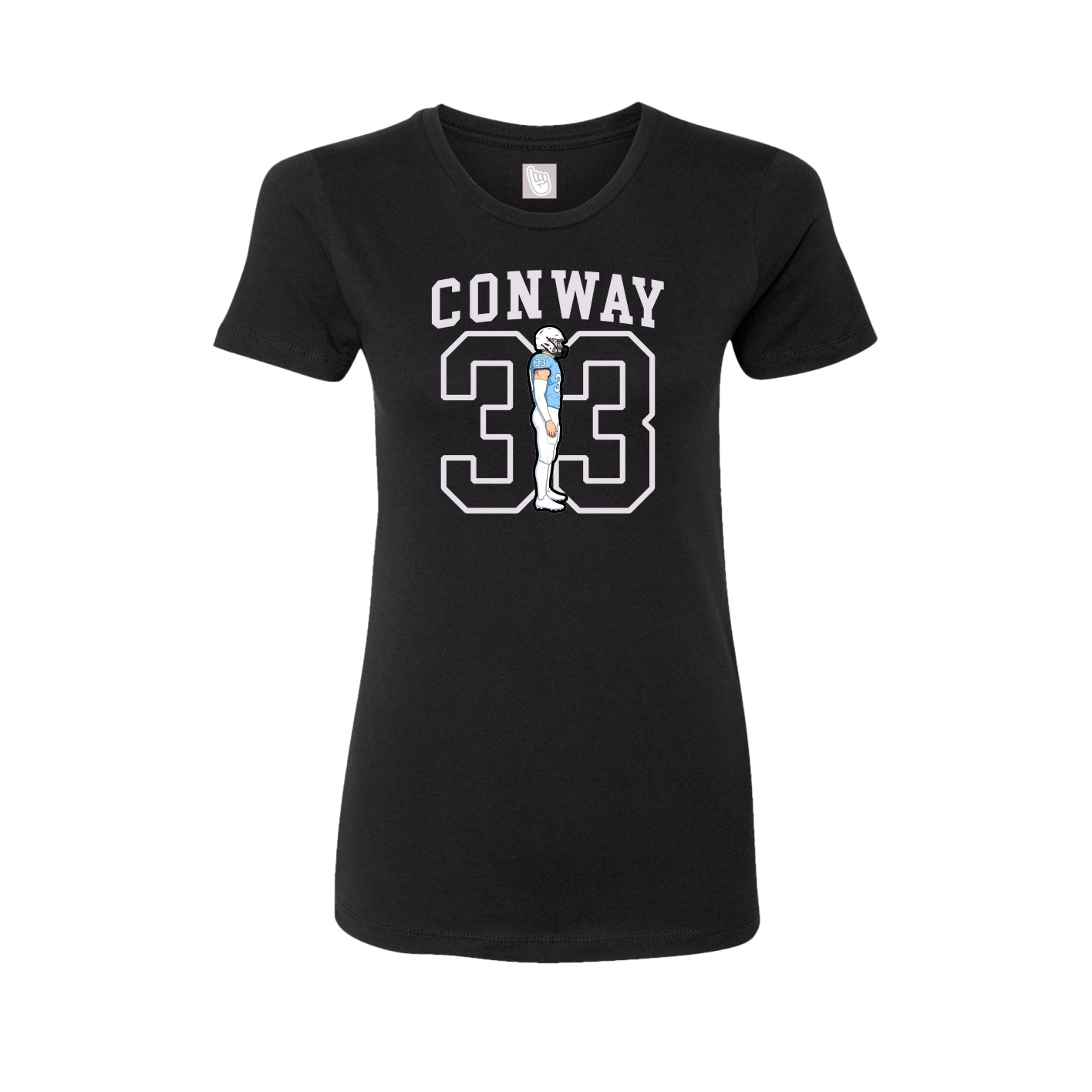 Fitted Women's Tee — Shirsey in Black