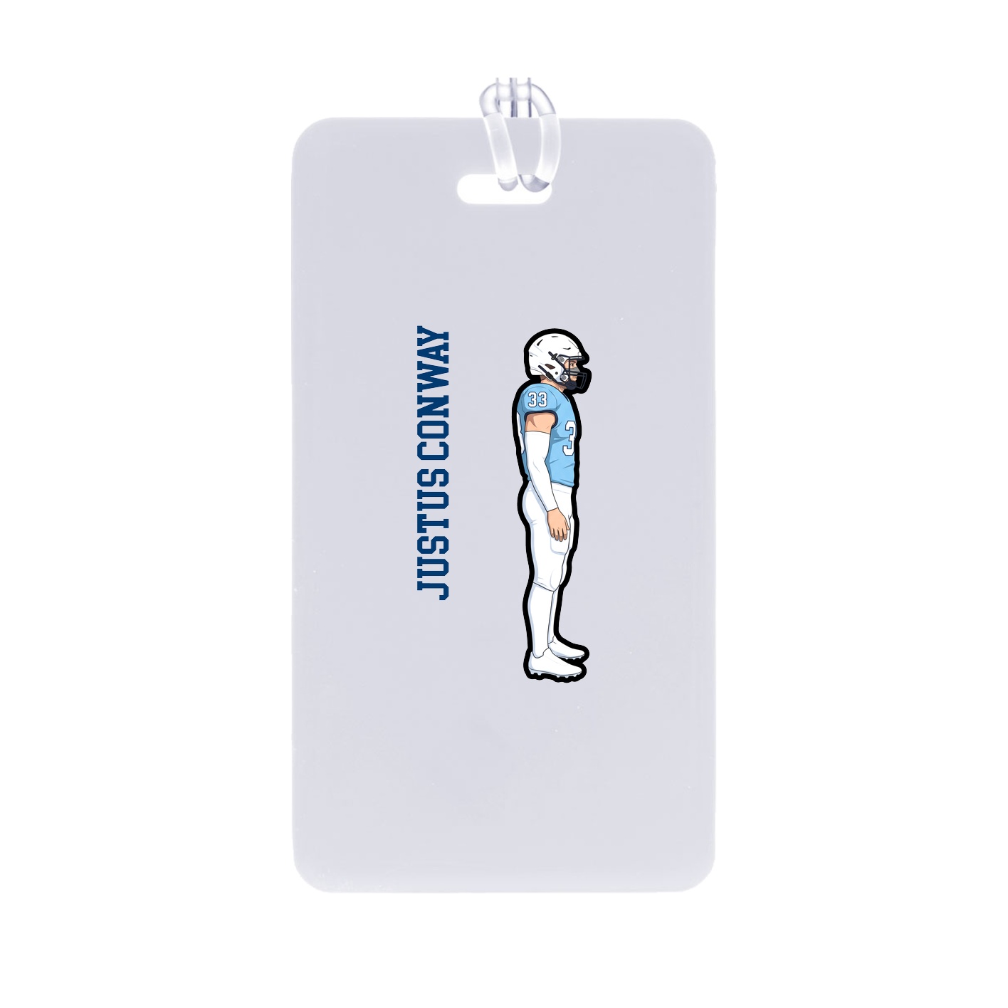 Bag Tag — Name Vertical in Classic