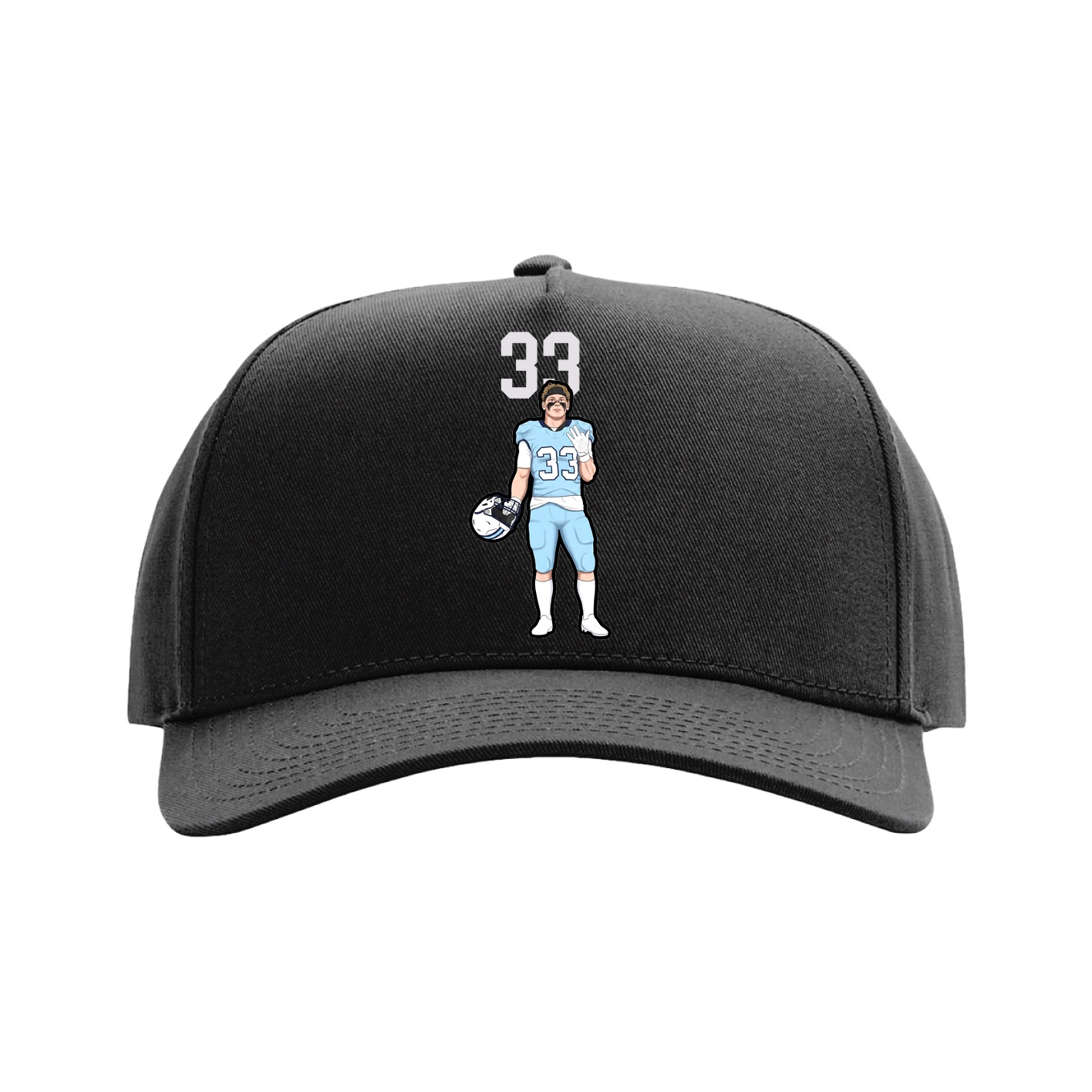 Full Fabric Five-Panel Champ Cap