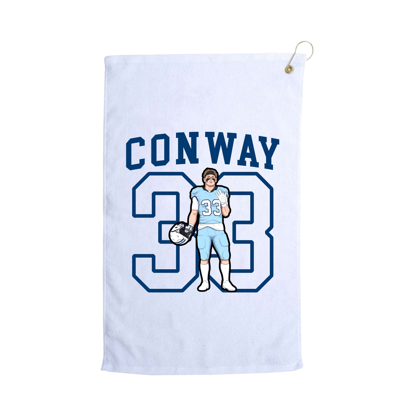 Golf Towel — Shirsey in White