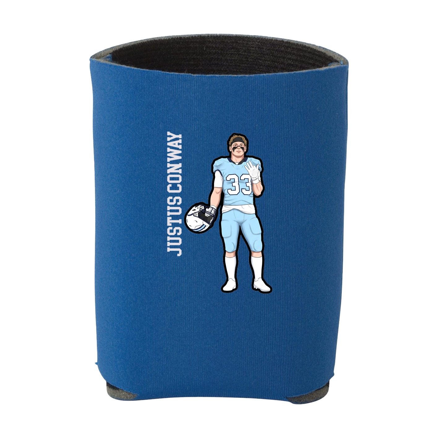 Can Holder — Name Vertical in Royal