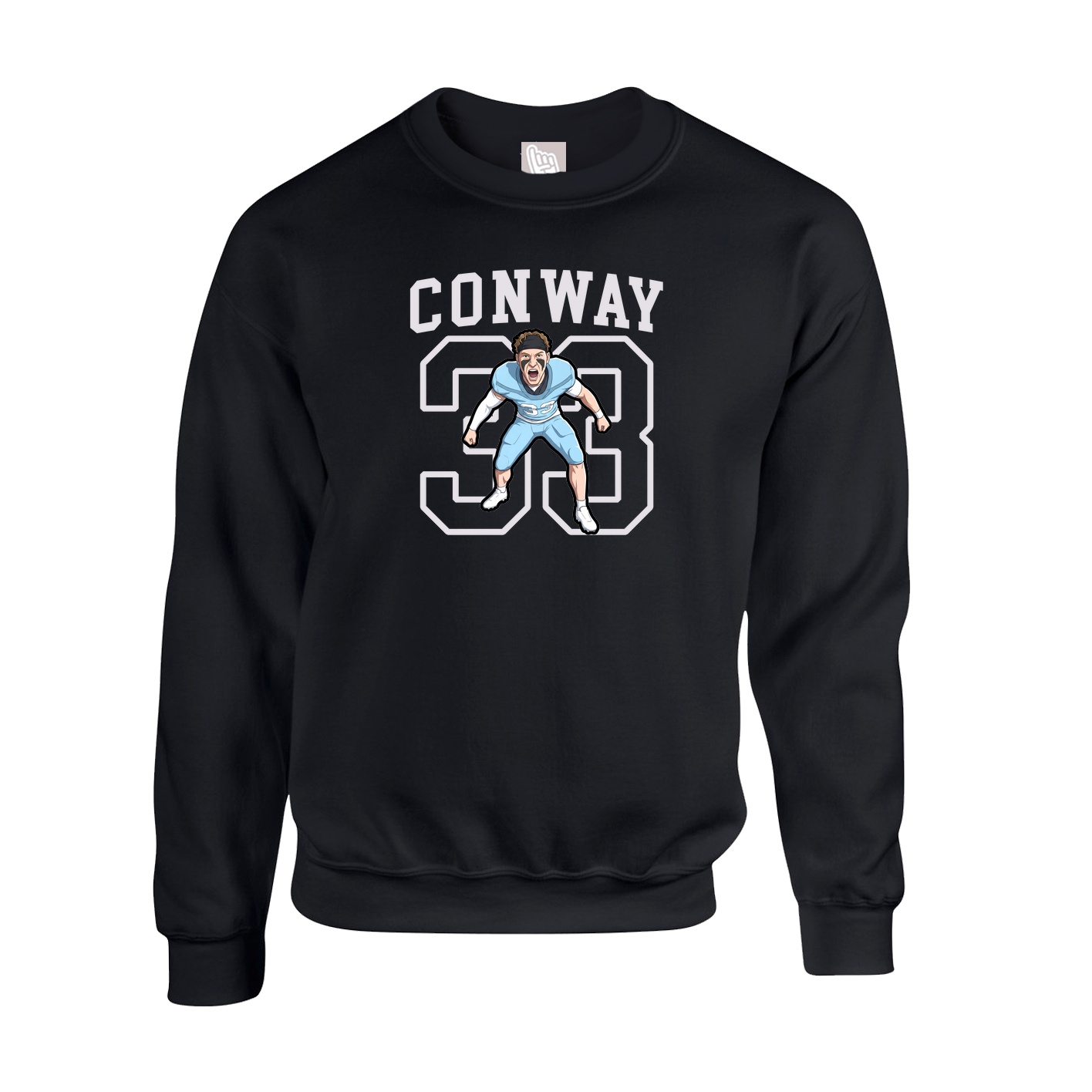 Fleece Crew — Shirsey in Black