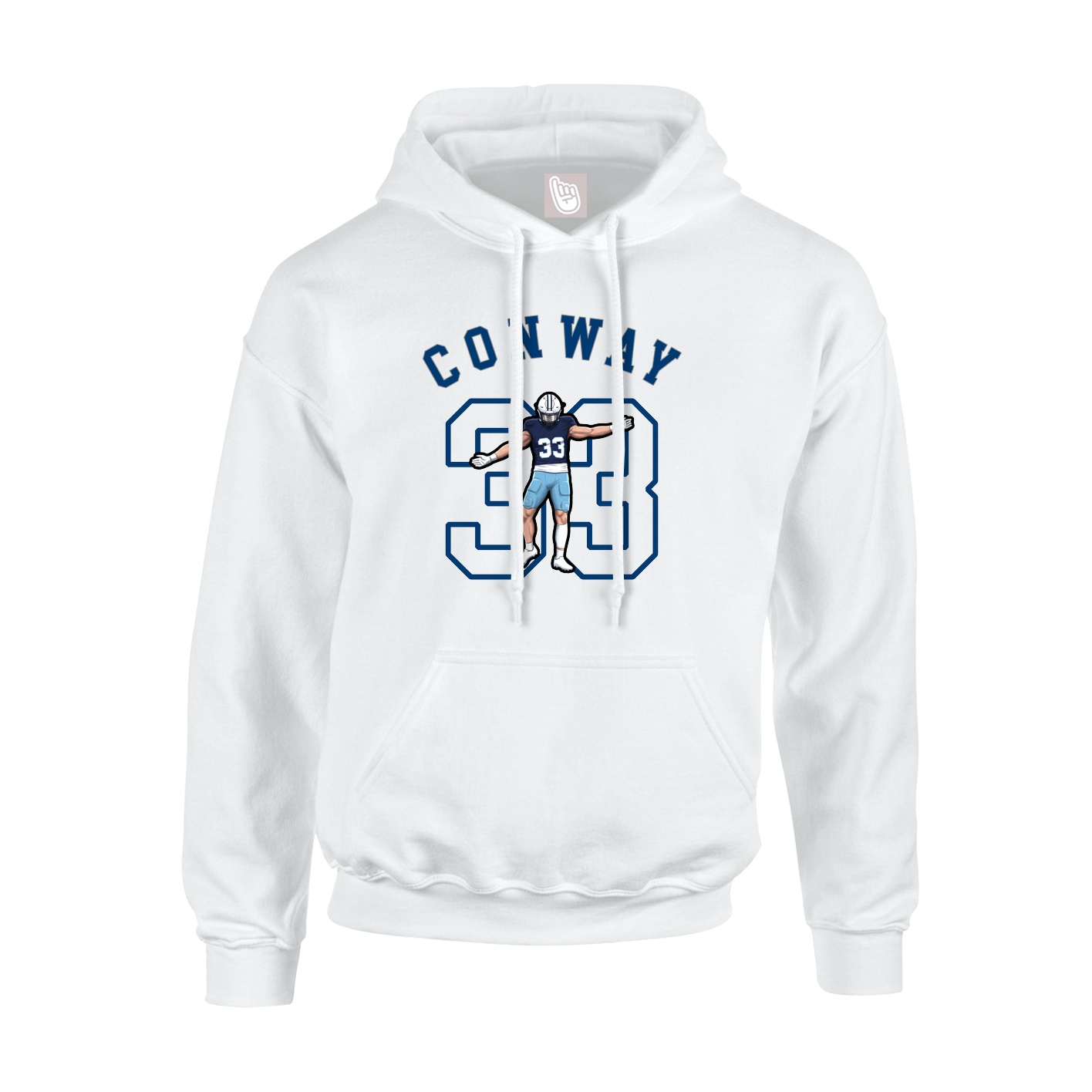 Youth Hoodie — Shirsey Arch in White