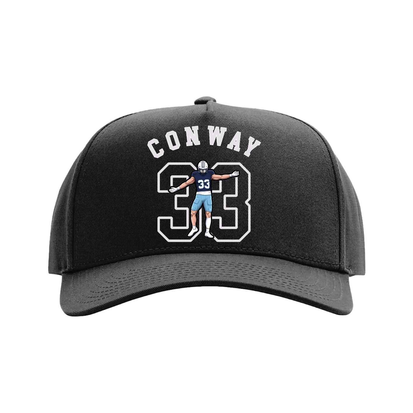 Full Fabric Five-Panel Champ Cap