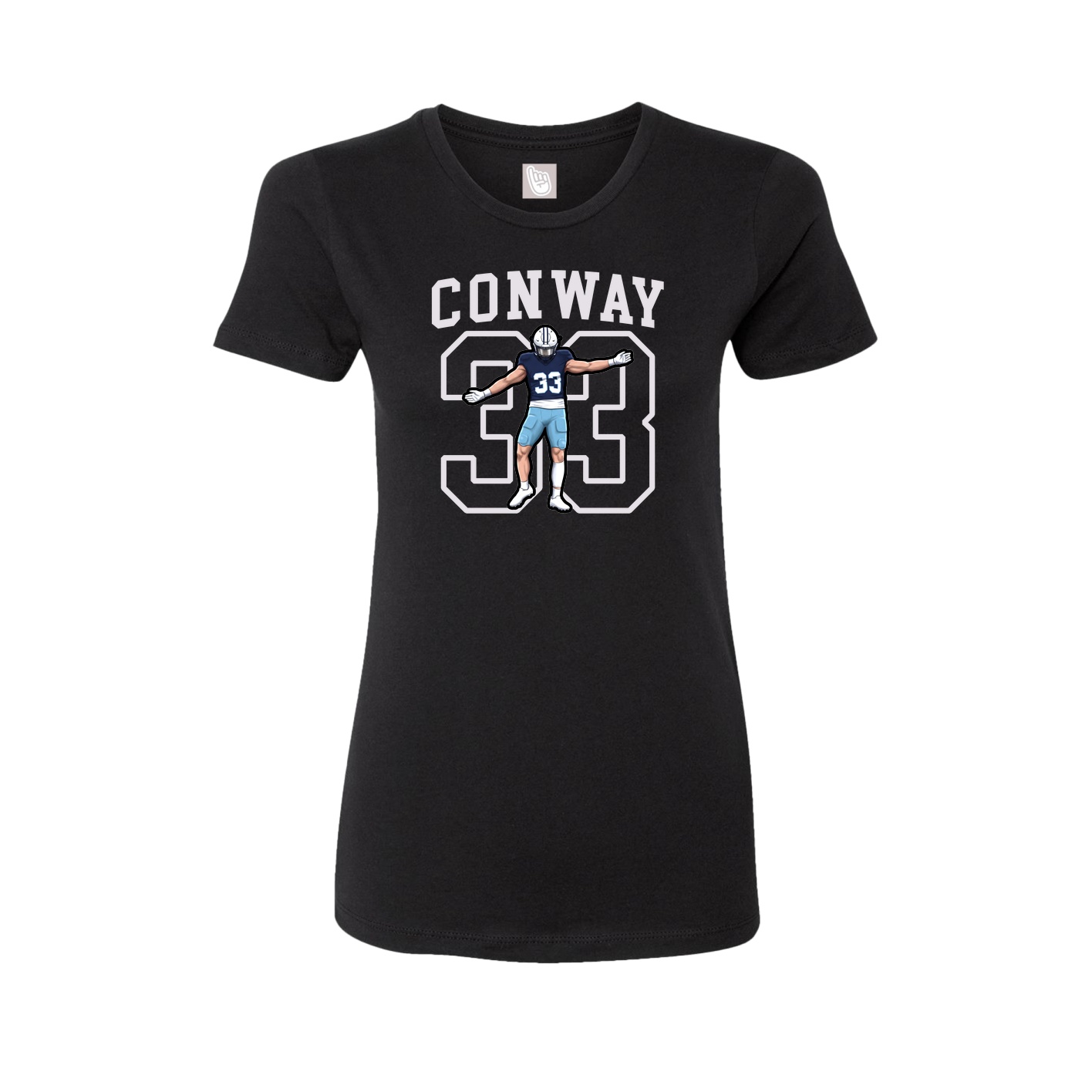 Fitted Women's Tee — Shirsey in Black