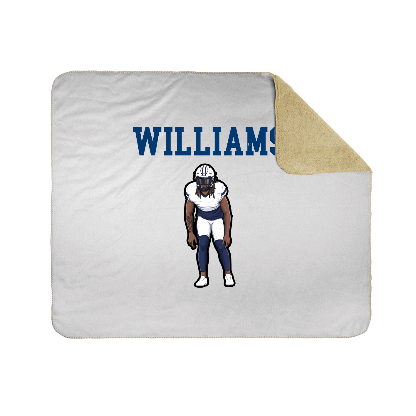 Throw Blanket — Shirsey in White