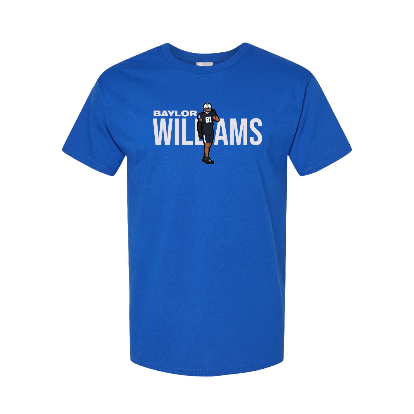 Youth Tee — Player Name in Royal