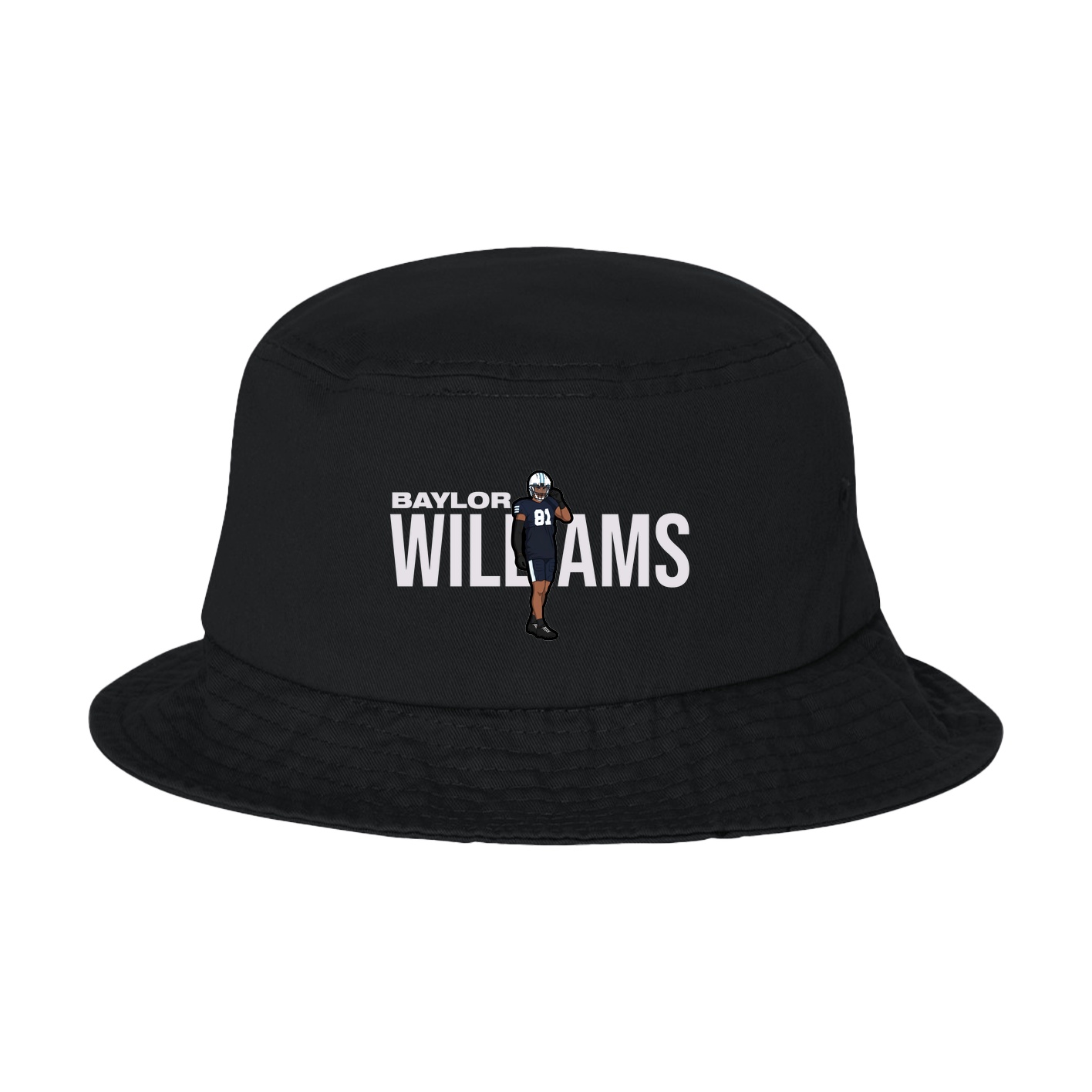 Bucket Cap — Player Name in Black