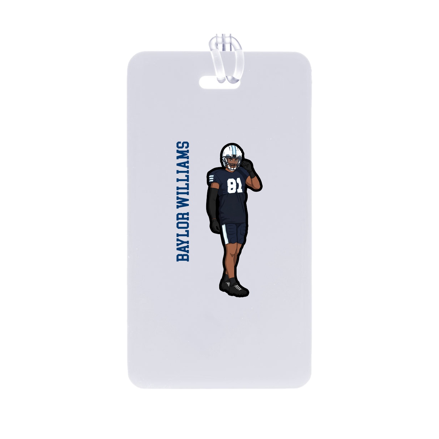 Bag Tag — Name Vertical in Classic