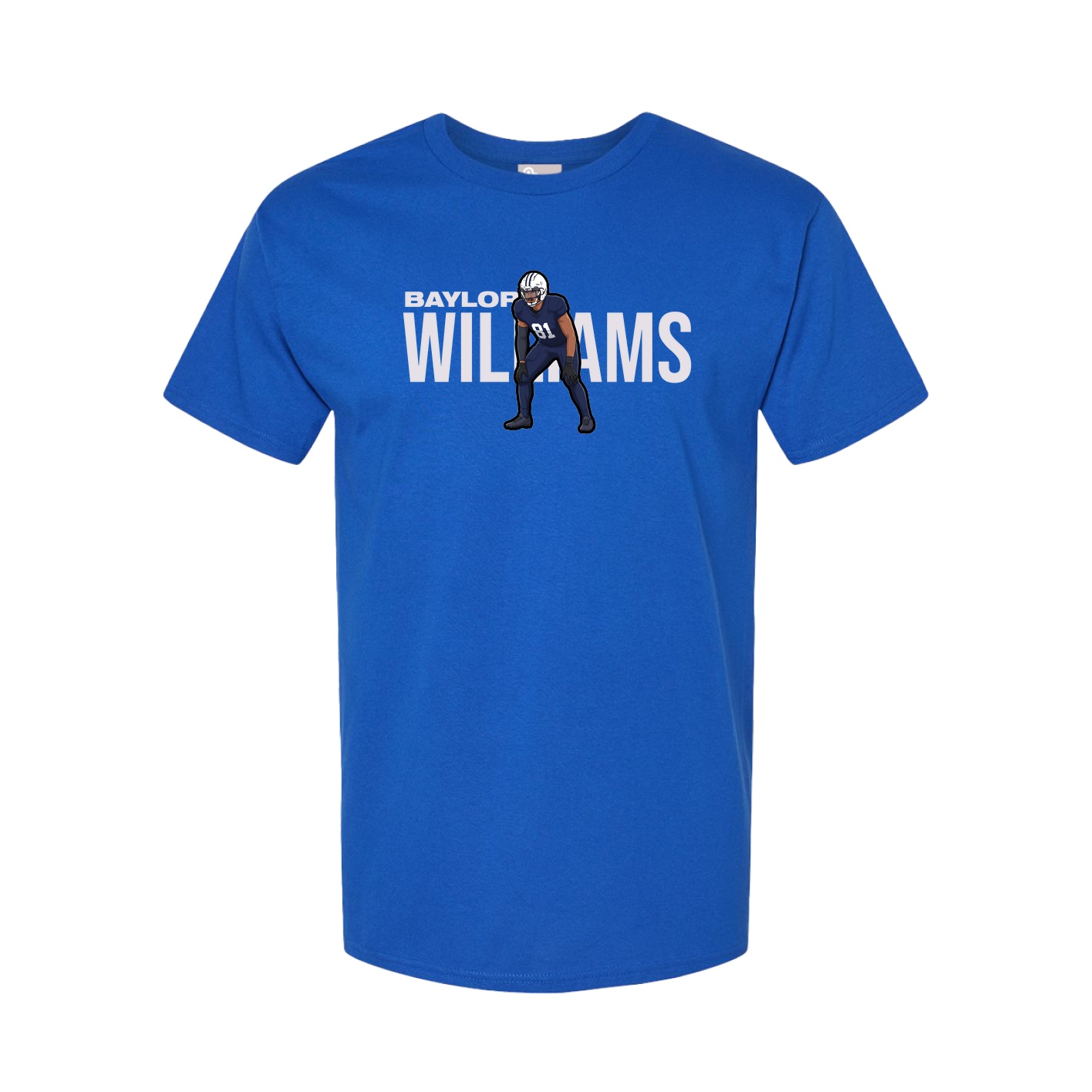 Youth Tee — Player Name in Royal