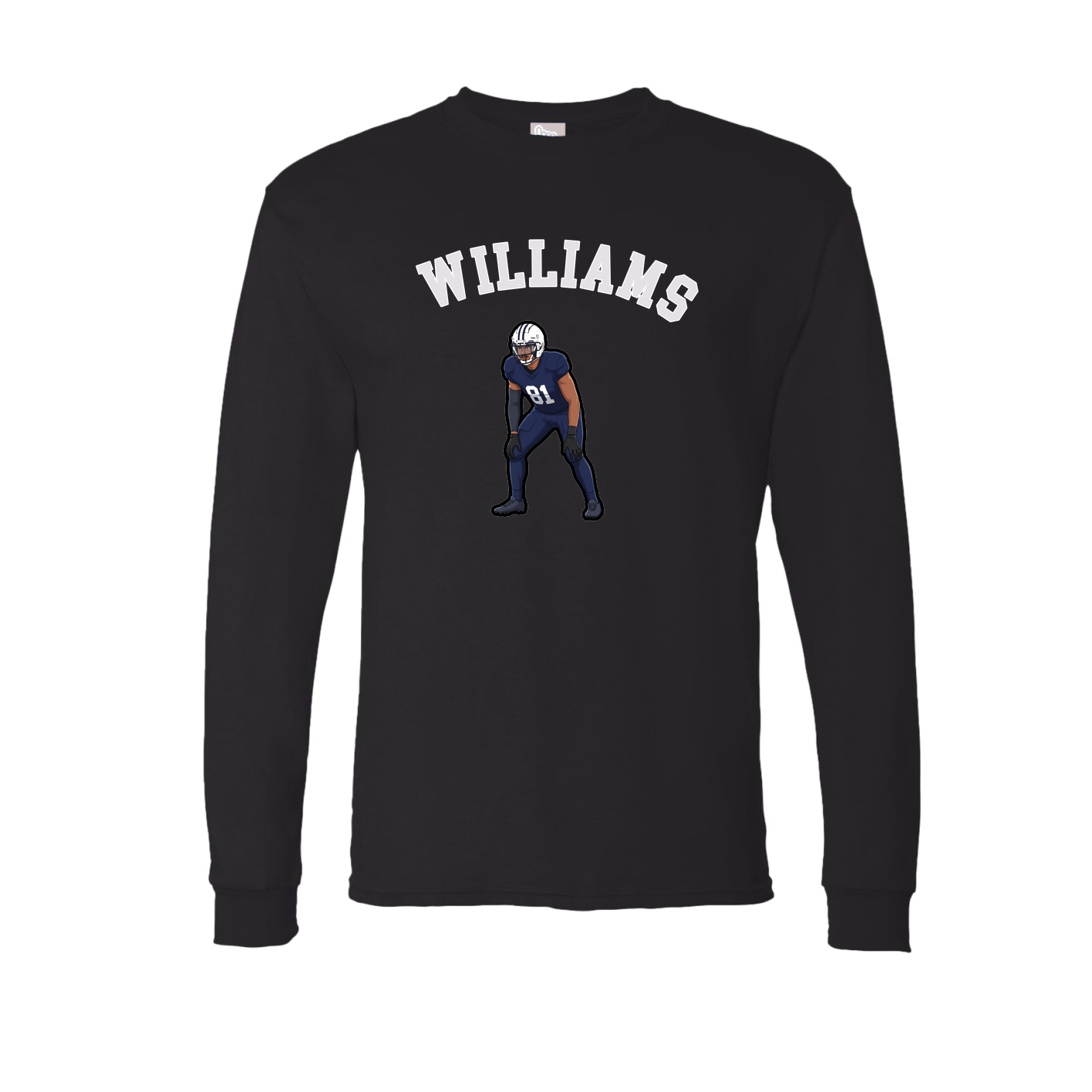 Long Sleeve Tee — Shirsey Arch in Black