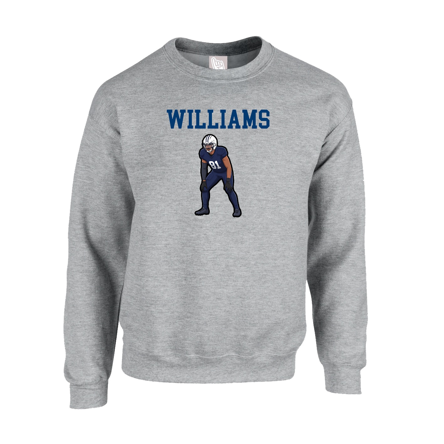 Fleece Crew — Shirsey in Grey