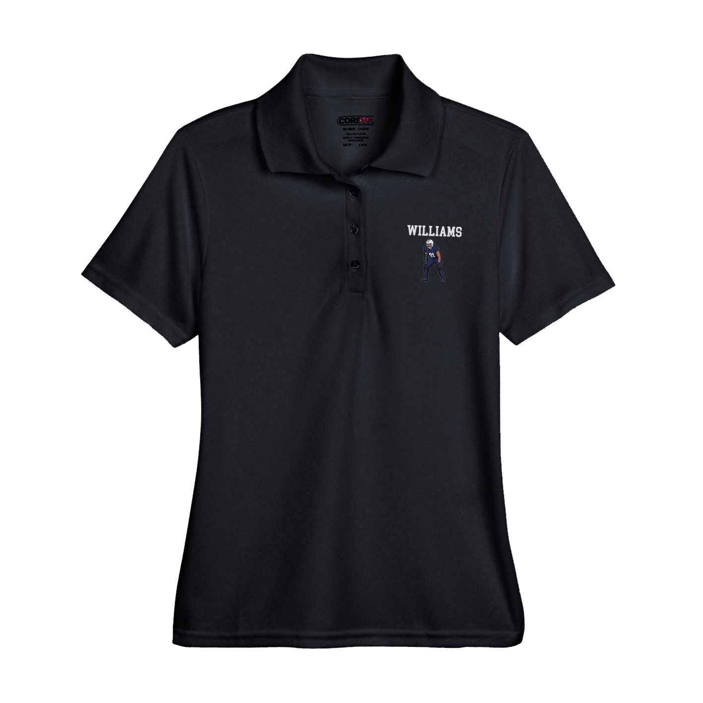 Womens Performance Polo — Shirsey in Black