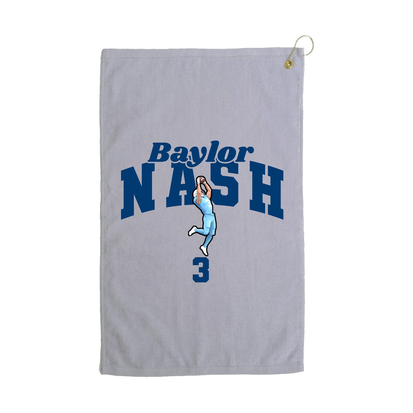 Golf Towel — Signature Arch in Grey