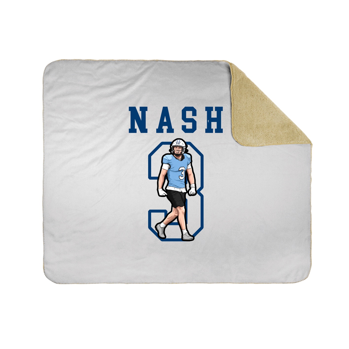 Throw Blanket — Shirsey in White