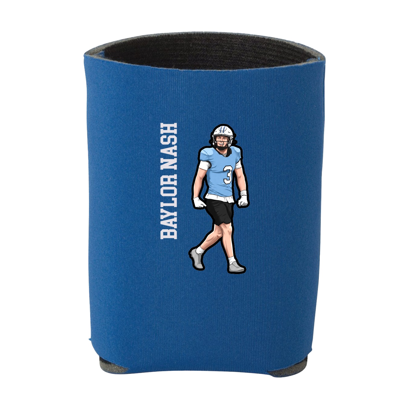 Can Holder — Name Vertical in Royal