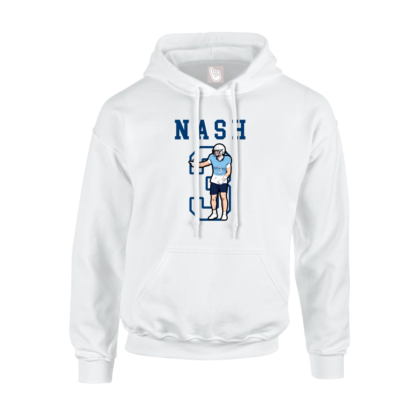 Youth Hoodie — Shirsey in White