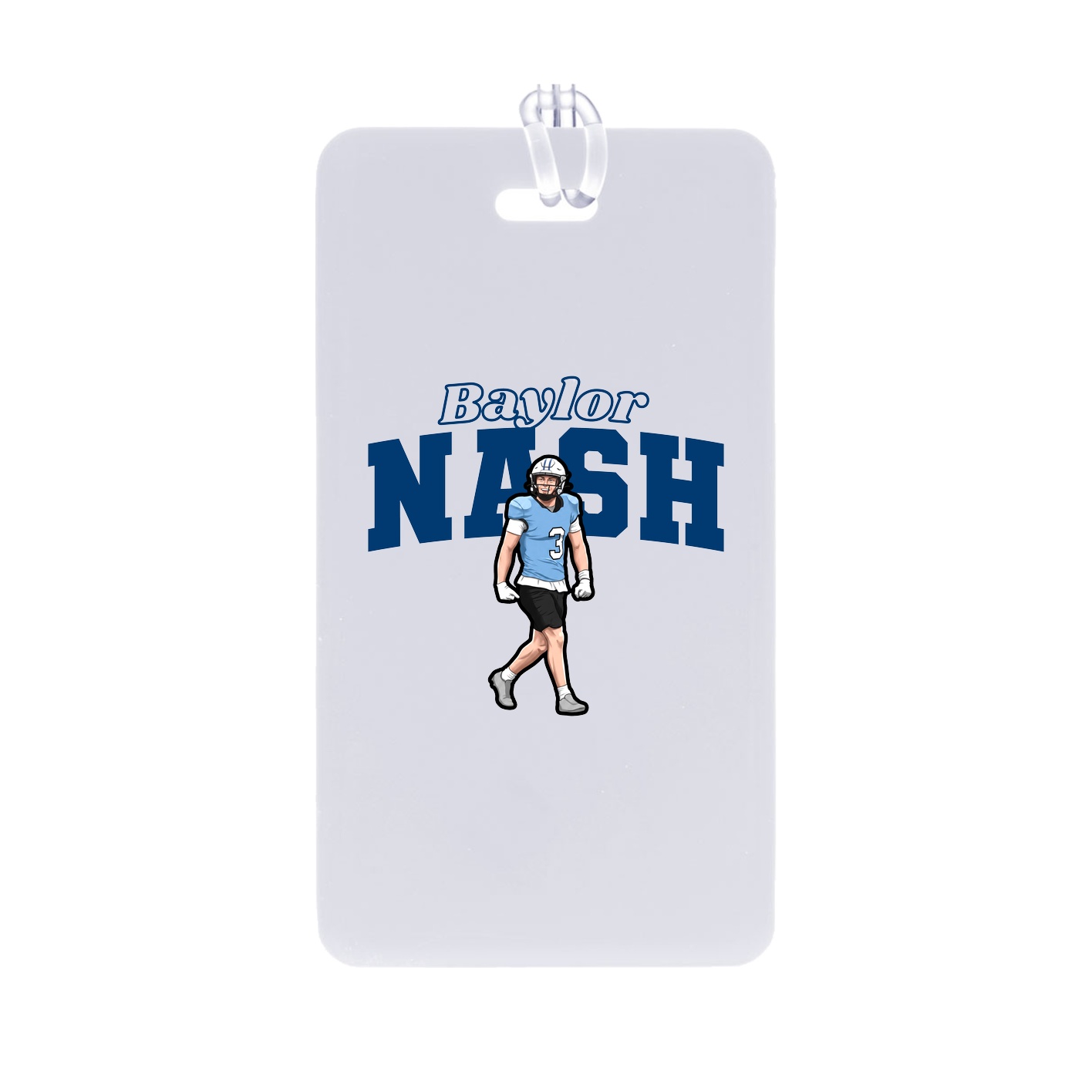 Bag Tag — Name Arch in Classic