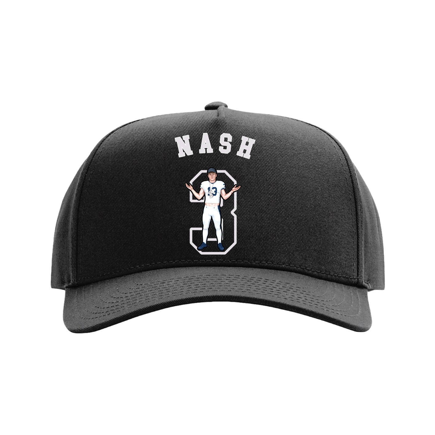 Full Fabric Five-Panel Champ Cap
