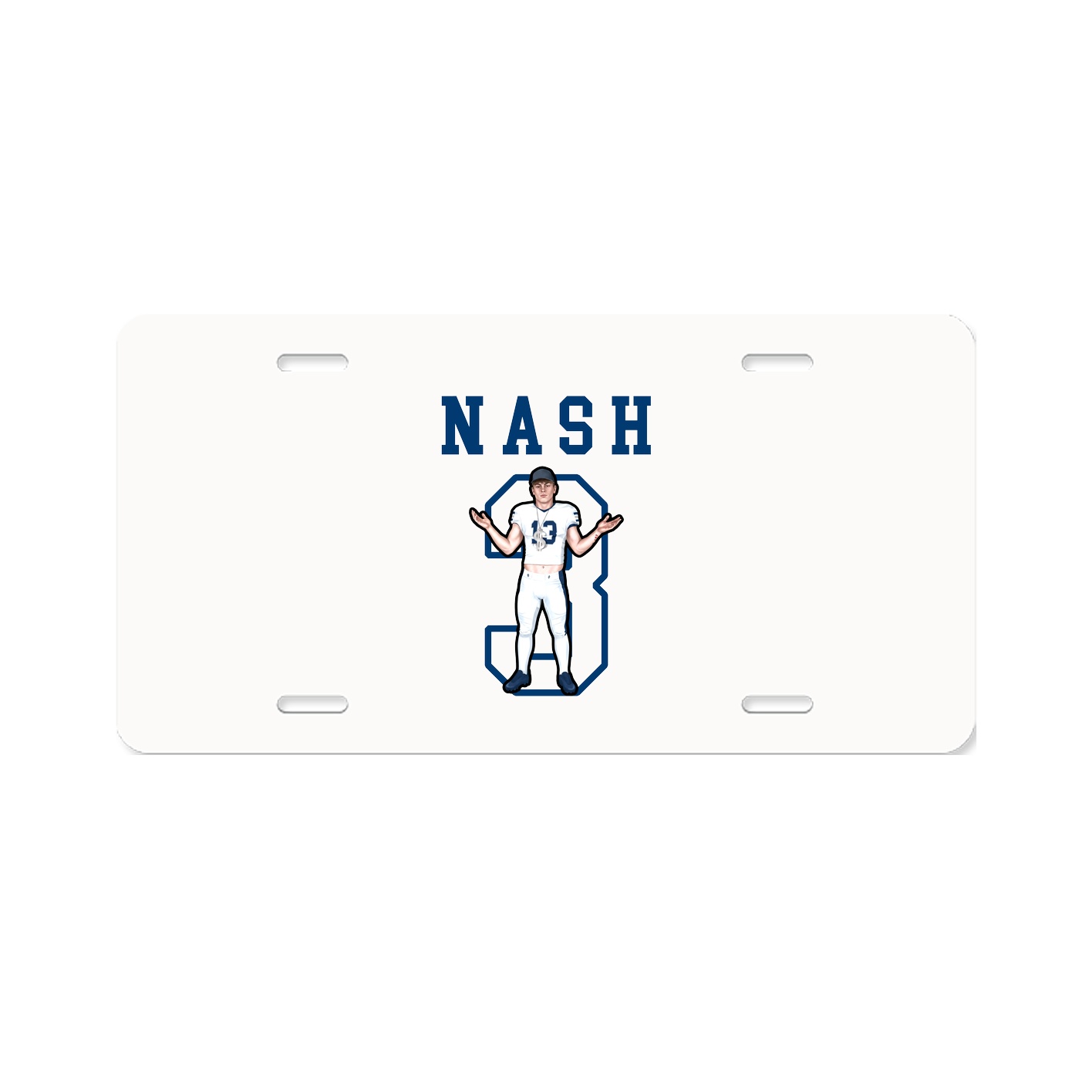 License Plate — Shirsey in Classic