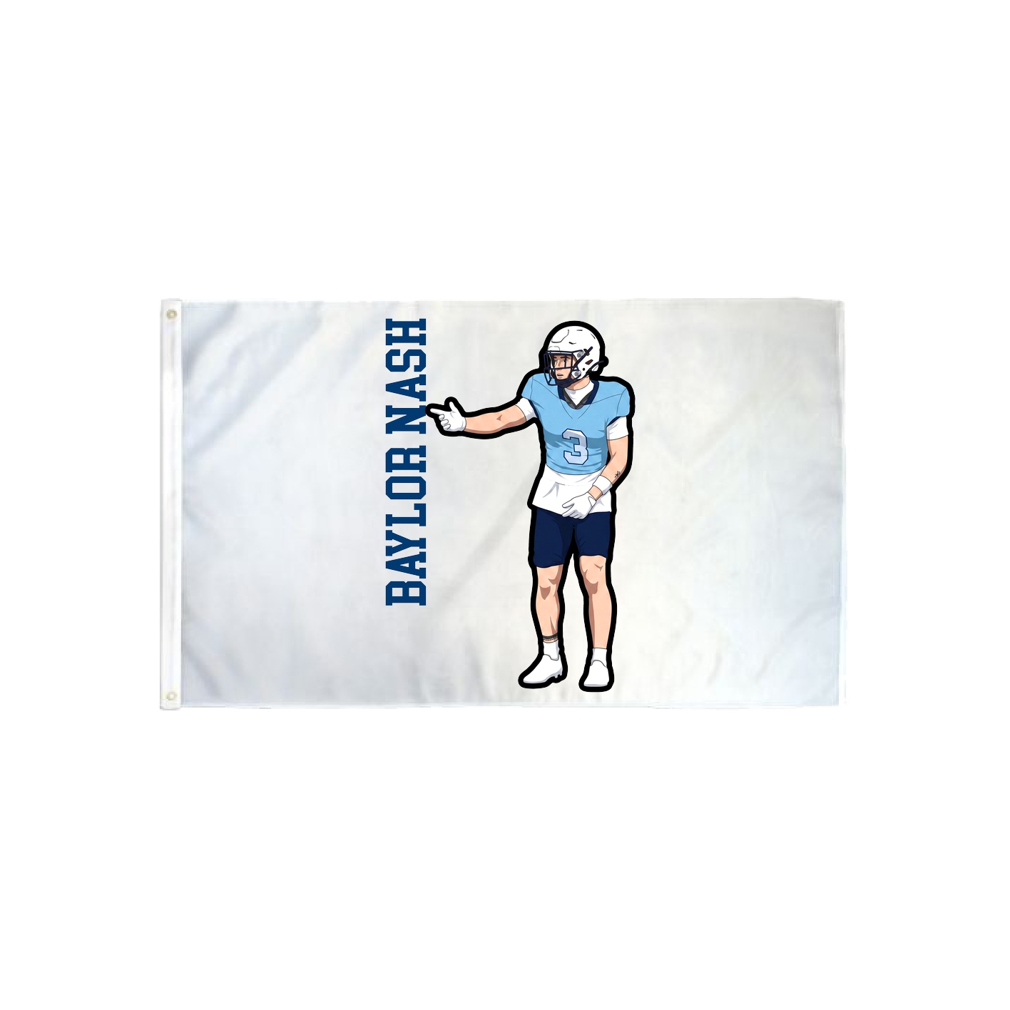 3x5 Flag — Name Vertical in Classic