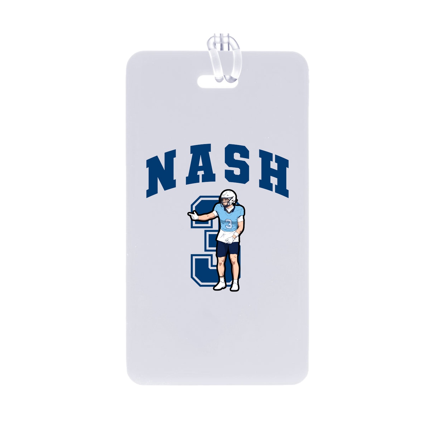 Bag Tag — Number in Classic