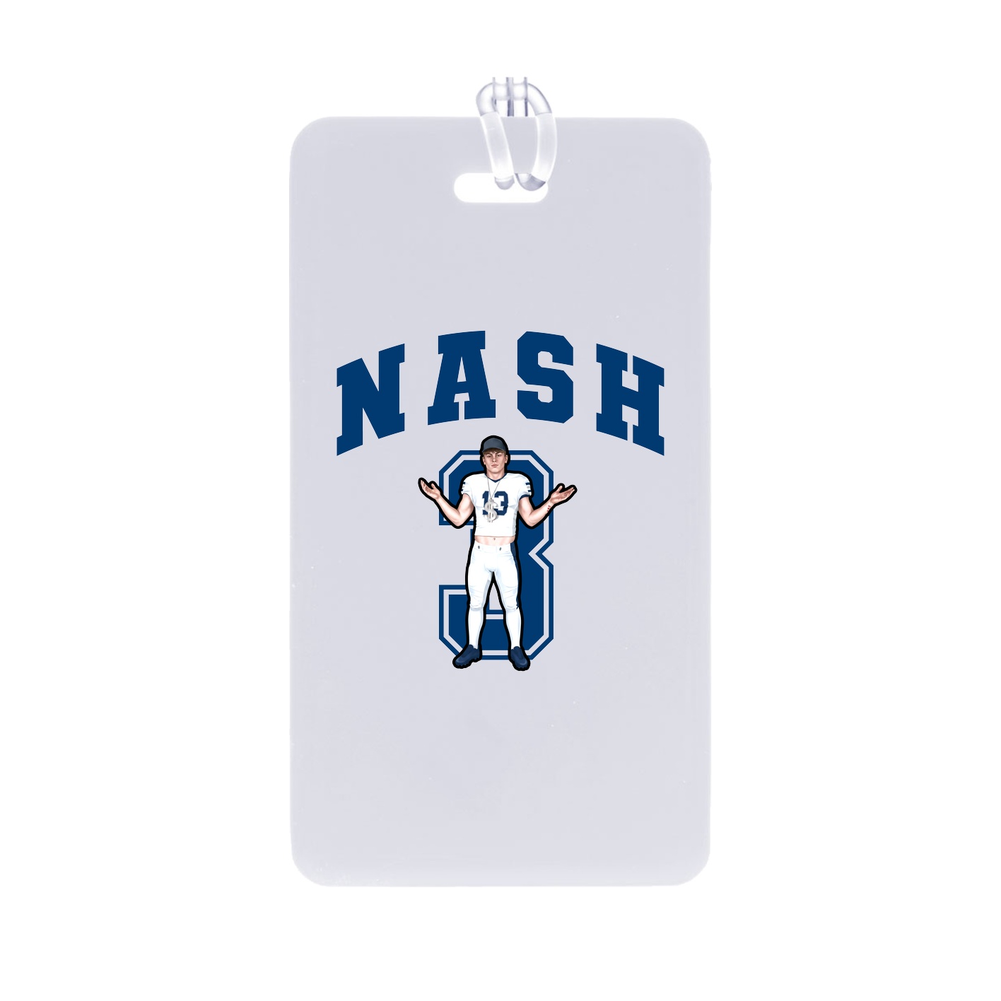 Bag Tag — Number in Classic