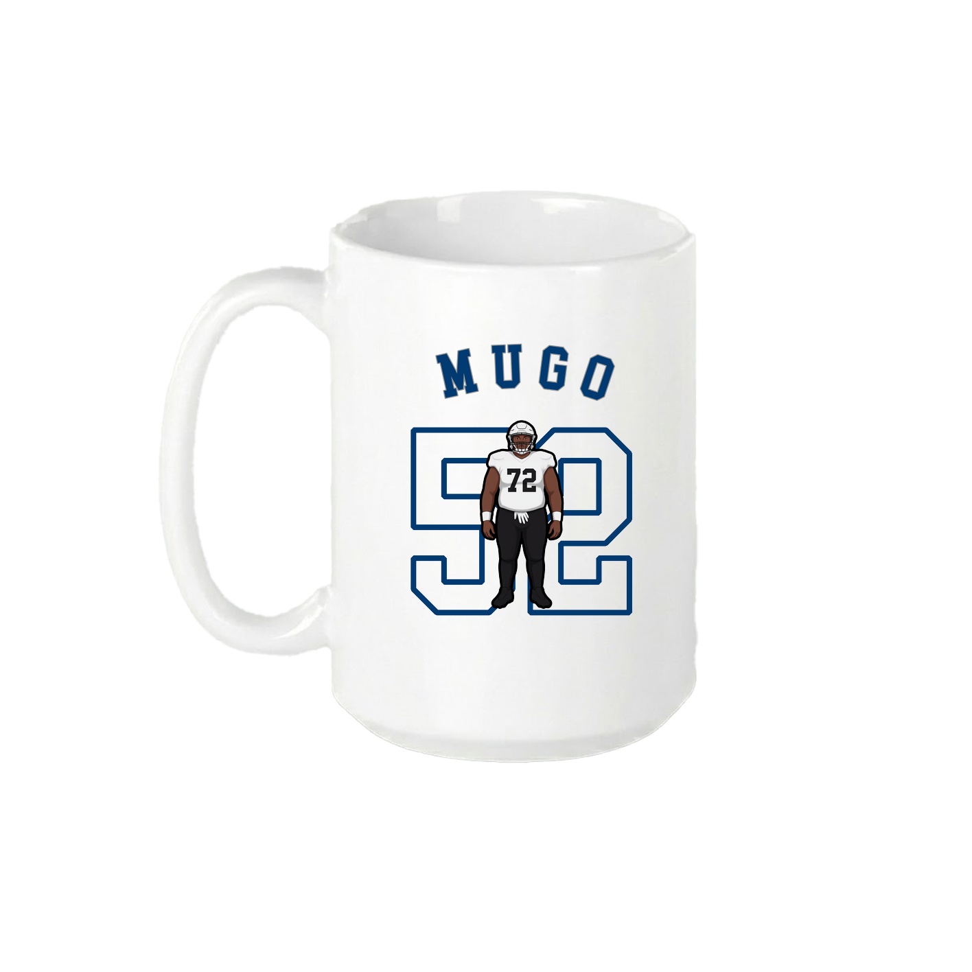 15oz Coffee Mug — Shirsey Arch in White