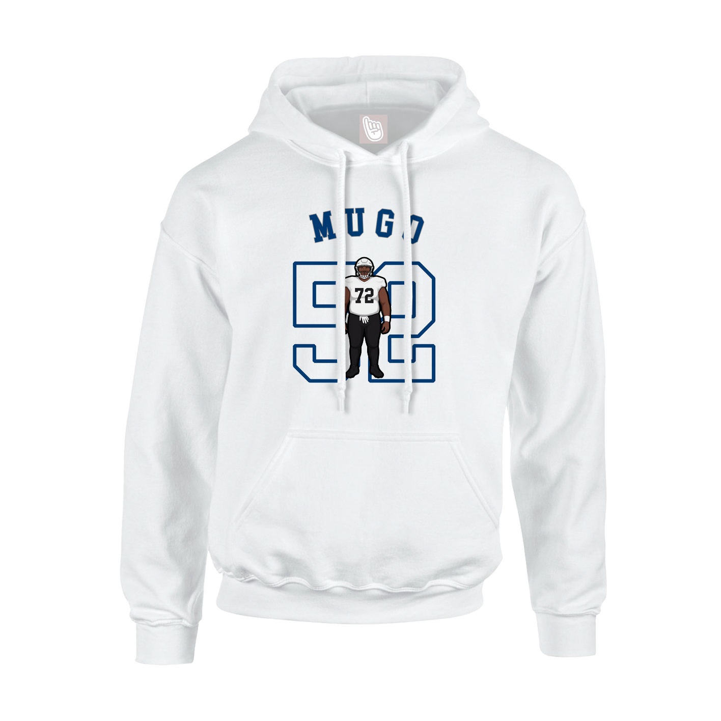 Hoodie — Shirsey Arch in White