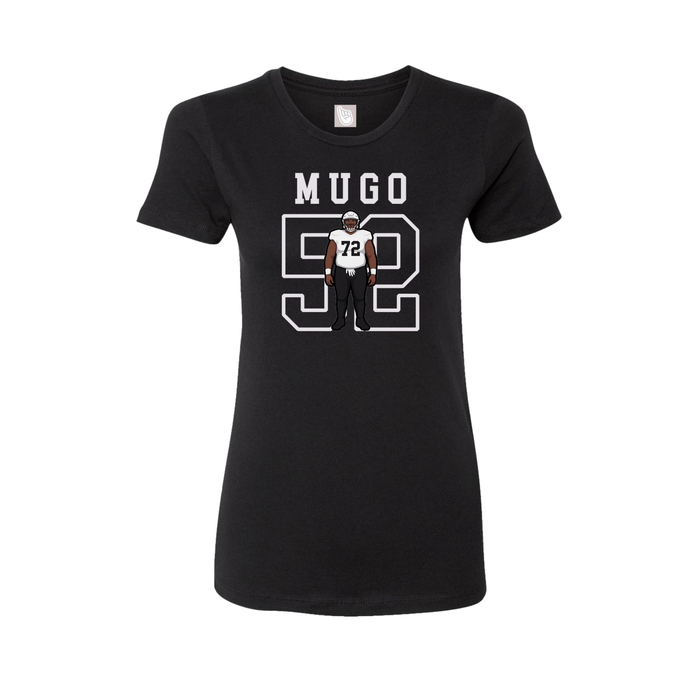 Fitted Women's Tee — Shirsey in Black