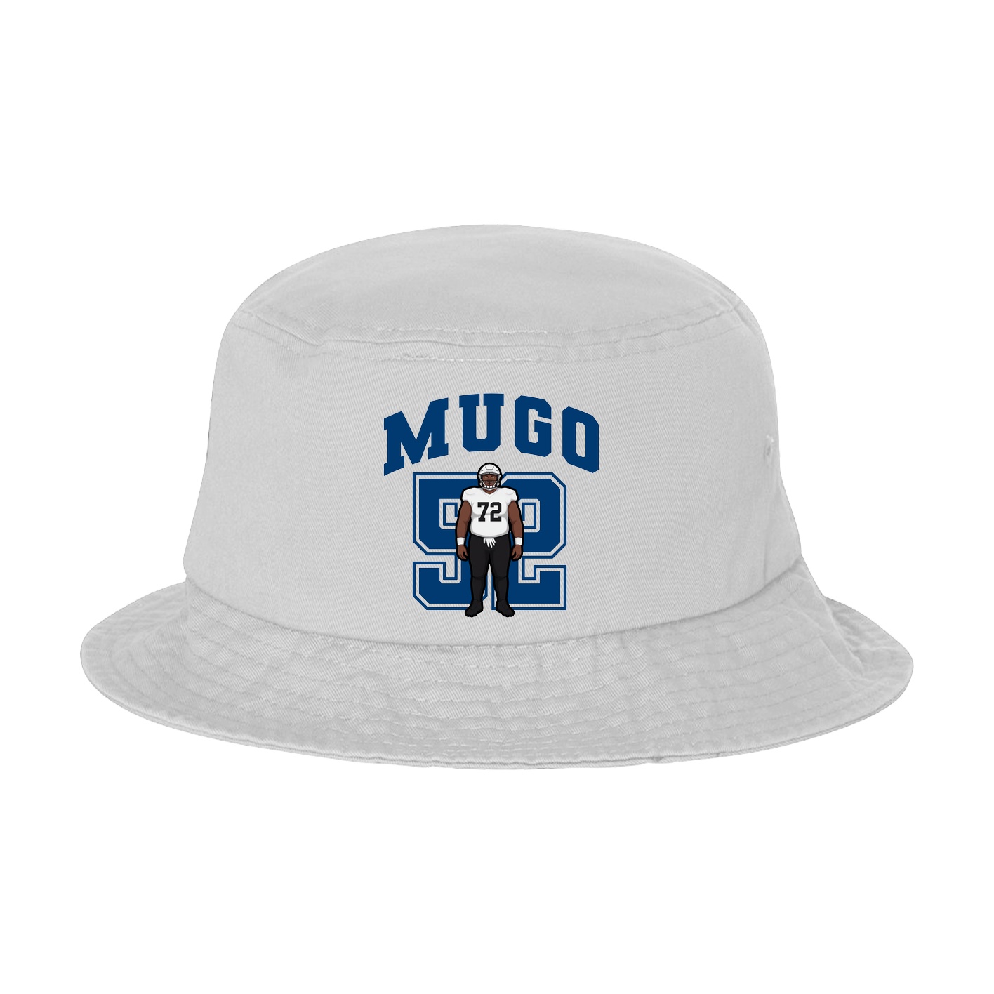Bucket Cap — Number in White