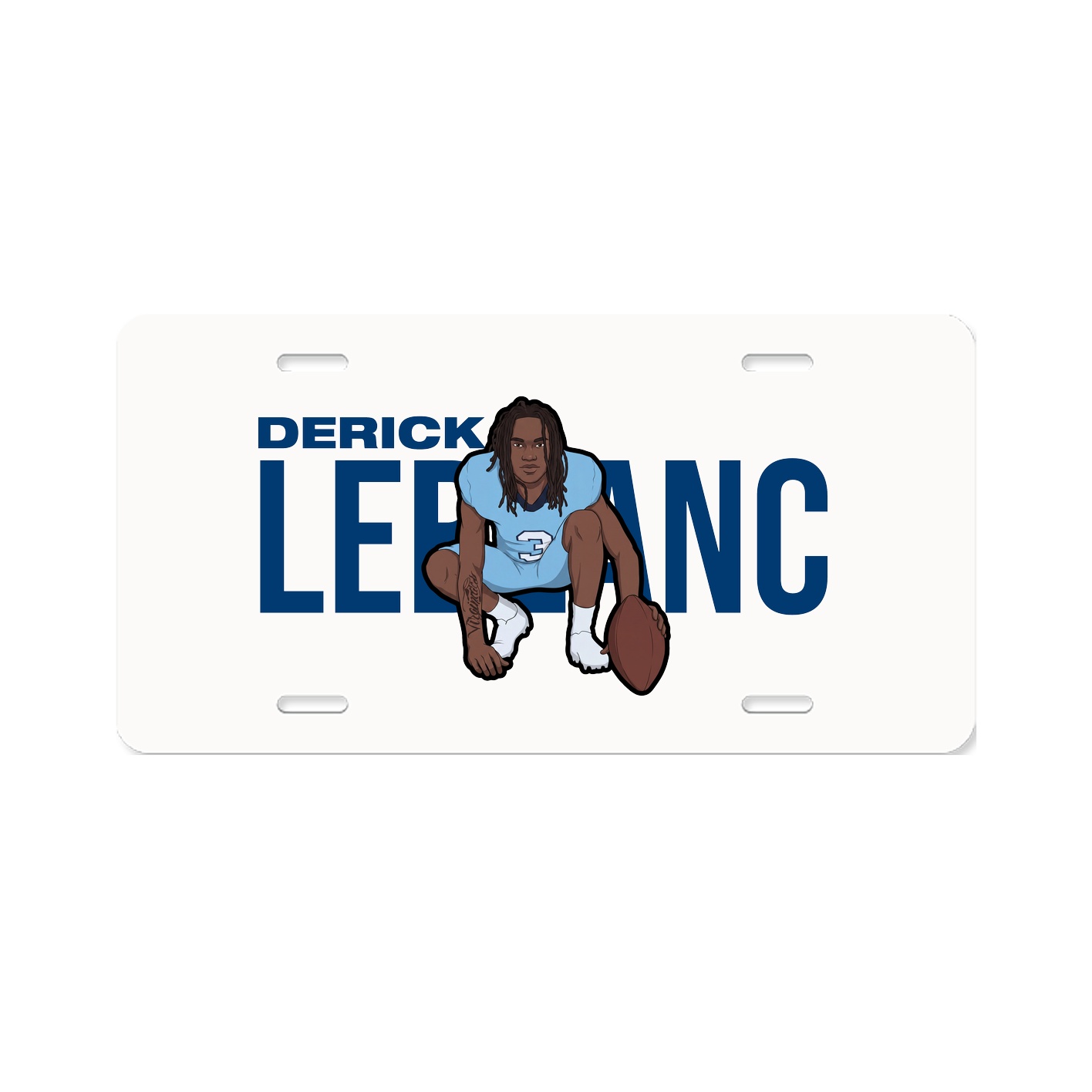 License Plate — Player Name in Classic