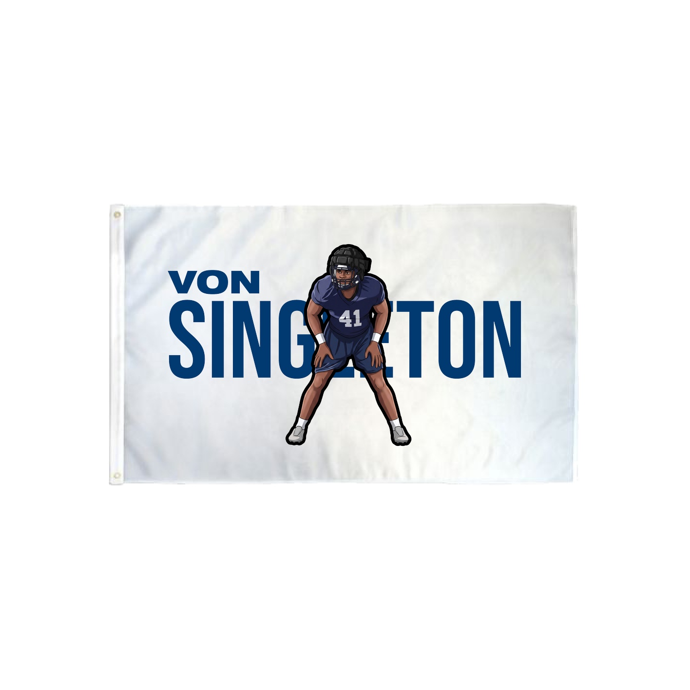 3x5 Flag — Player Name in Classic