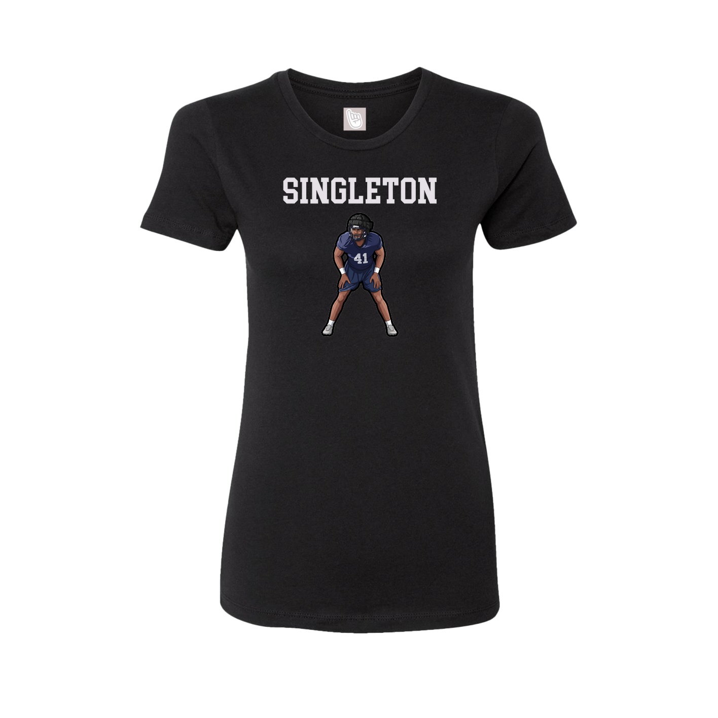 Fitted Women's Tee — Shirsey in Black