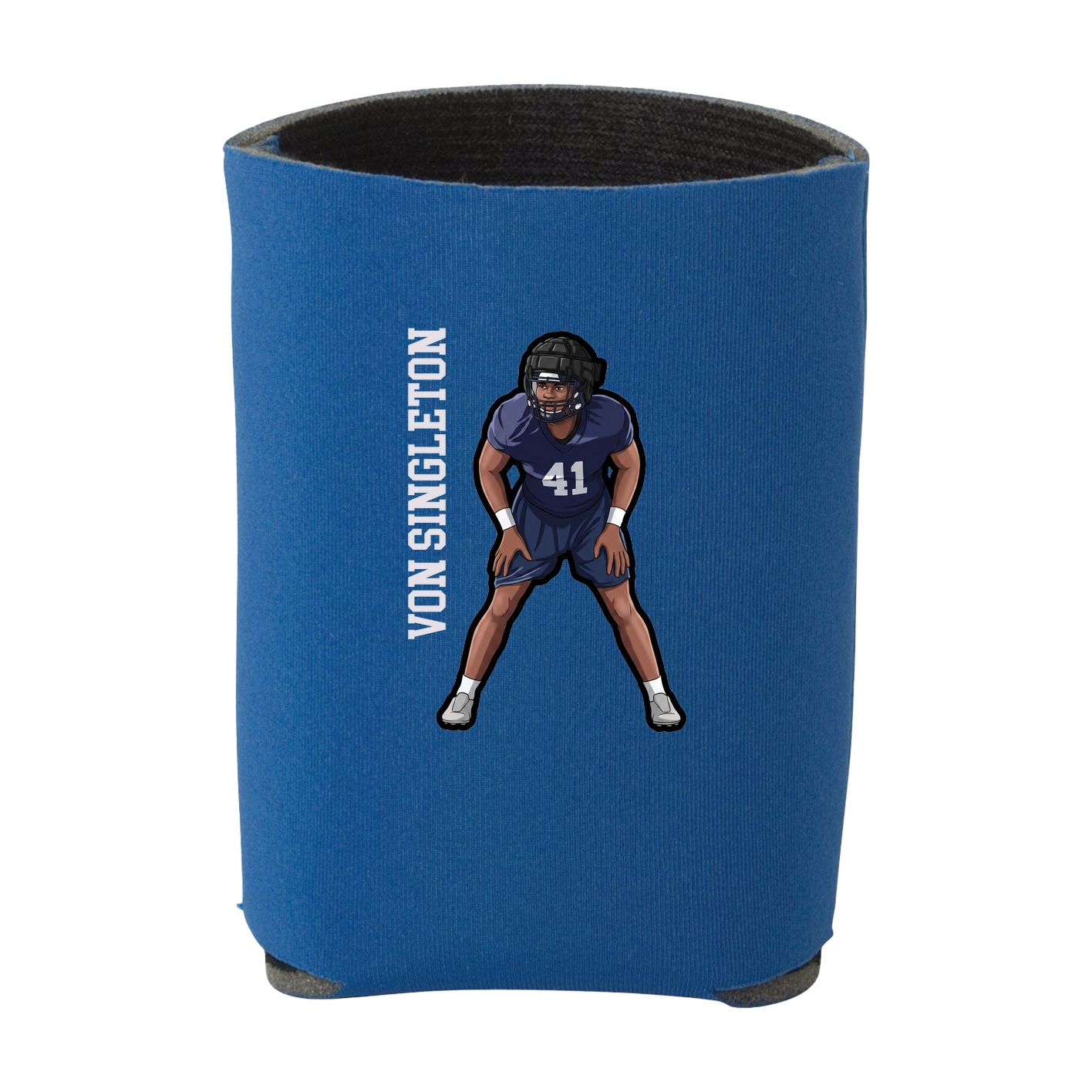 Can Holder — Name Vertical in Royal