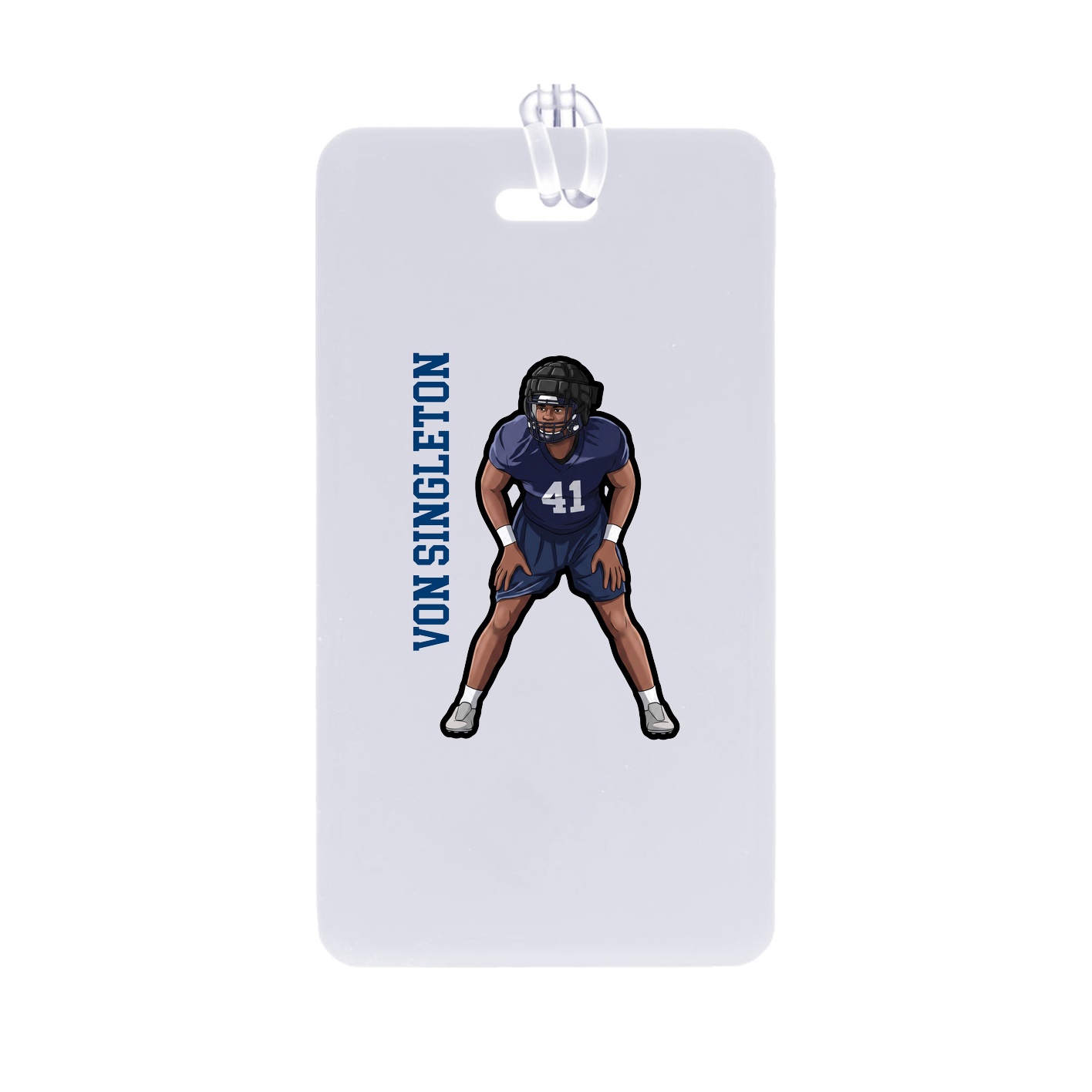 Bag Tag — Name Vertical in Classic
