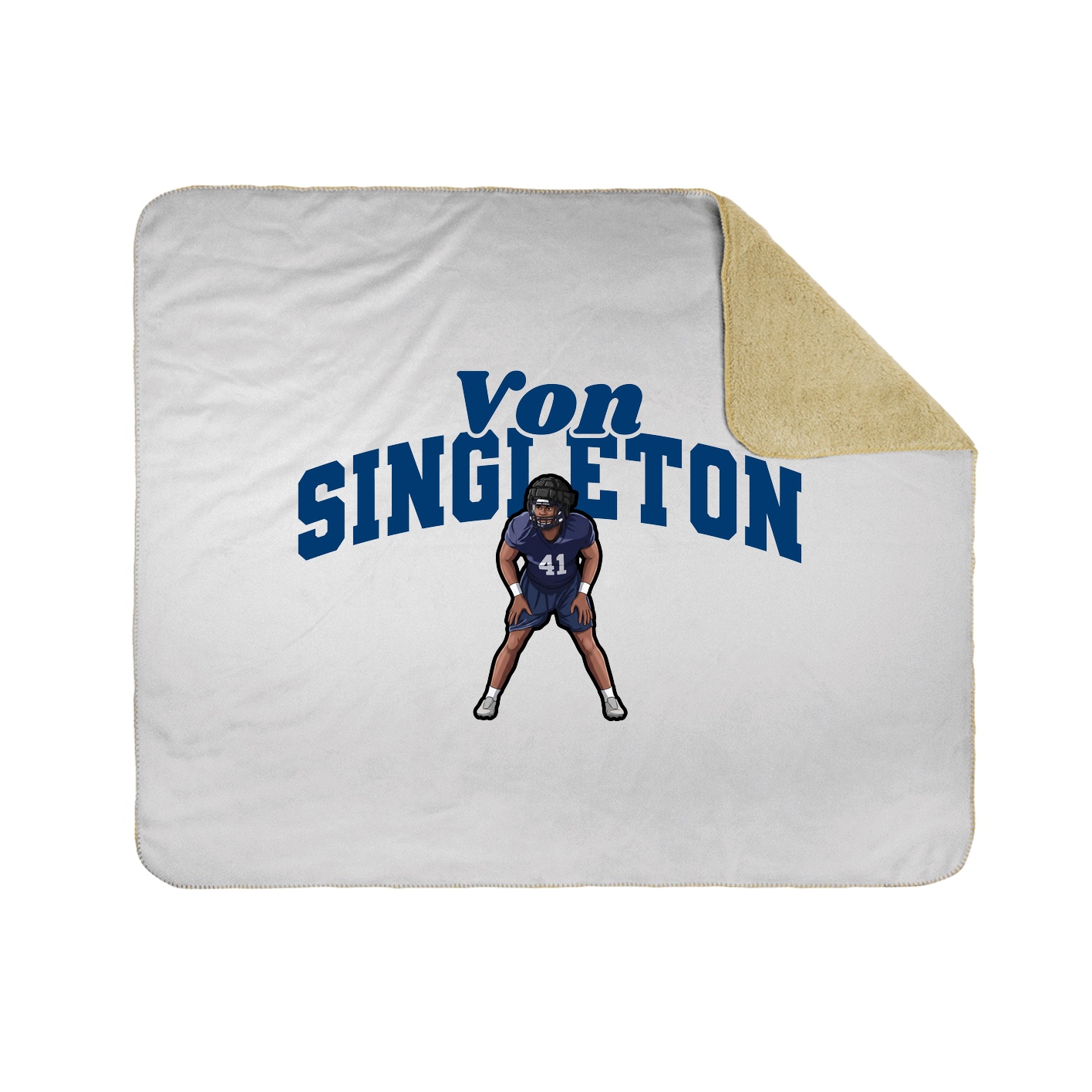 Throw Blanket — Signature Arch in White