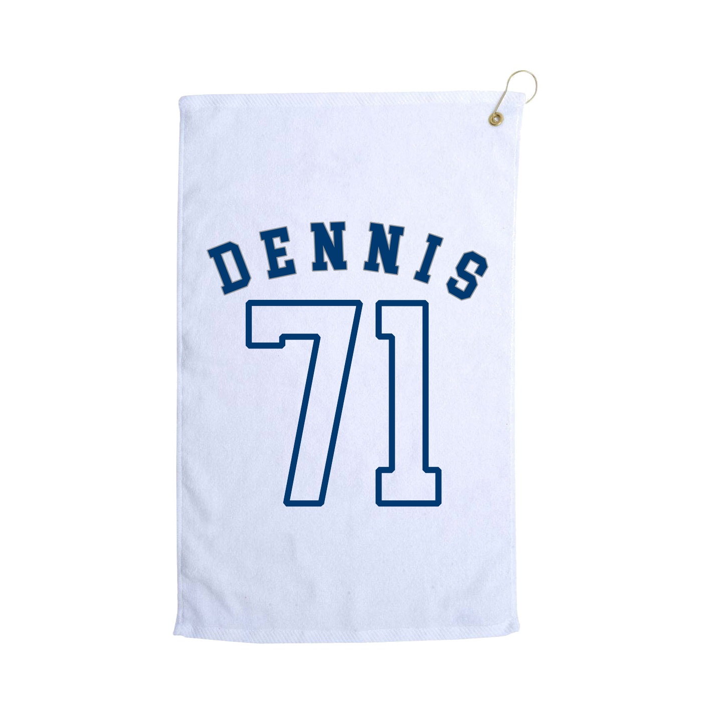 Golf Towel — Shirsey Arch in White