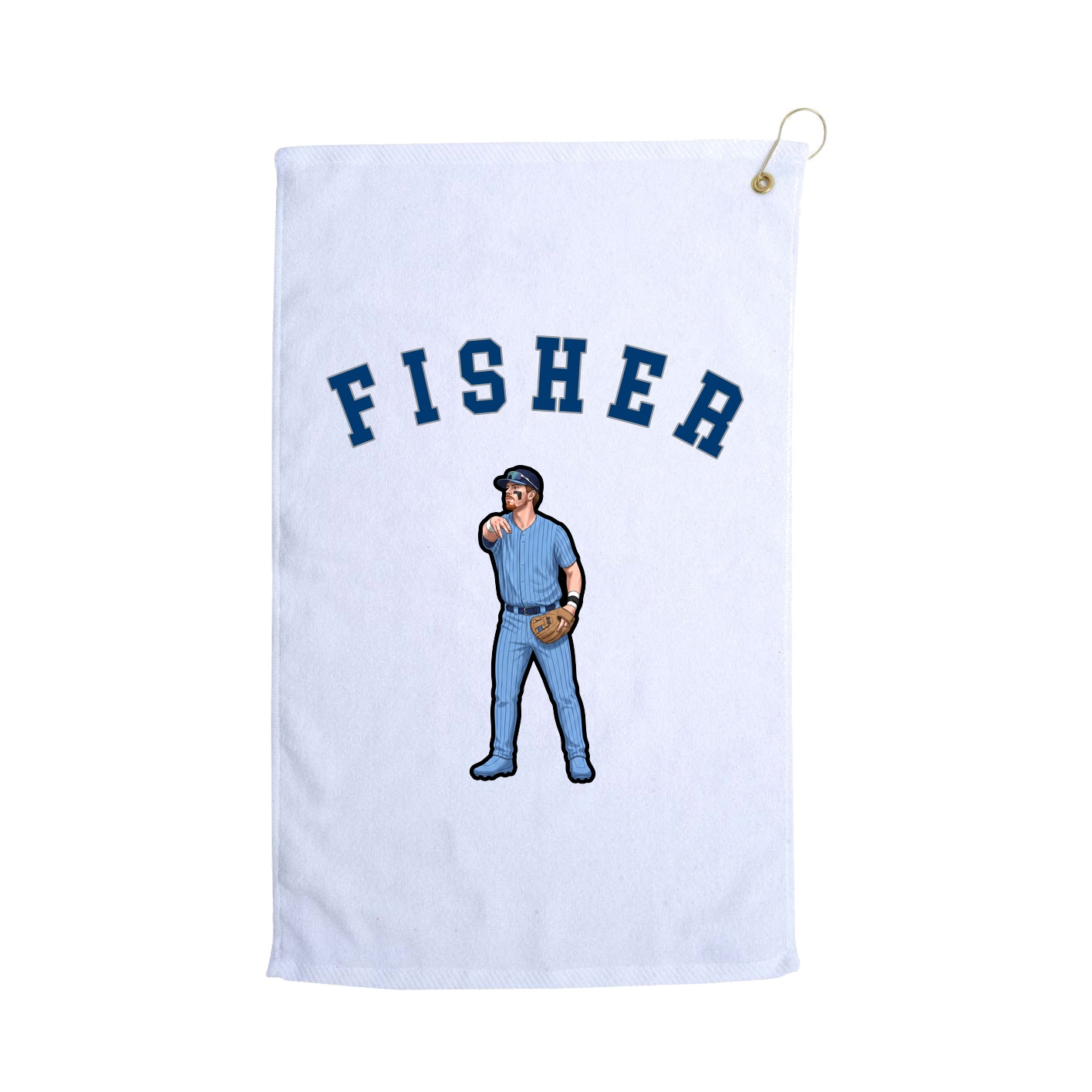 Golf Towel — Shirsey Arch in White
