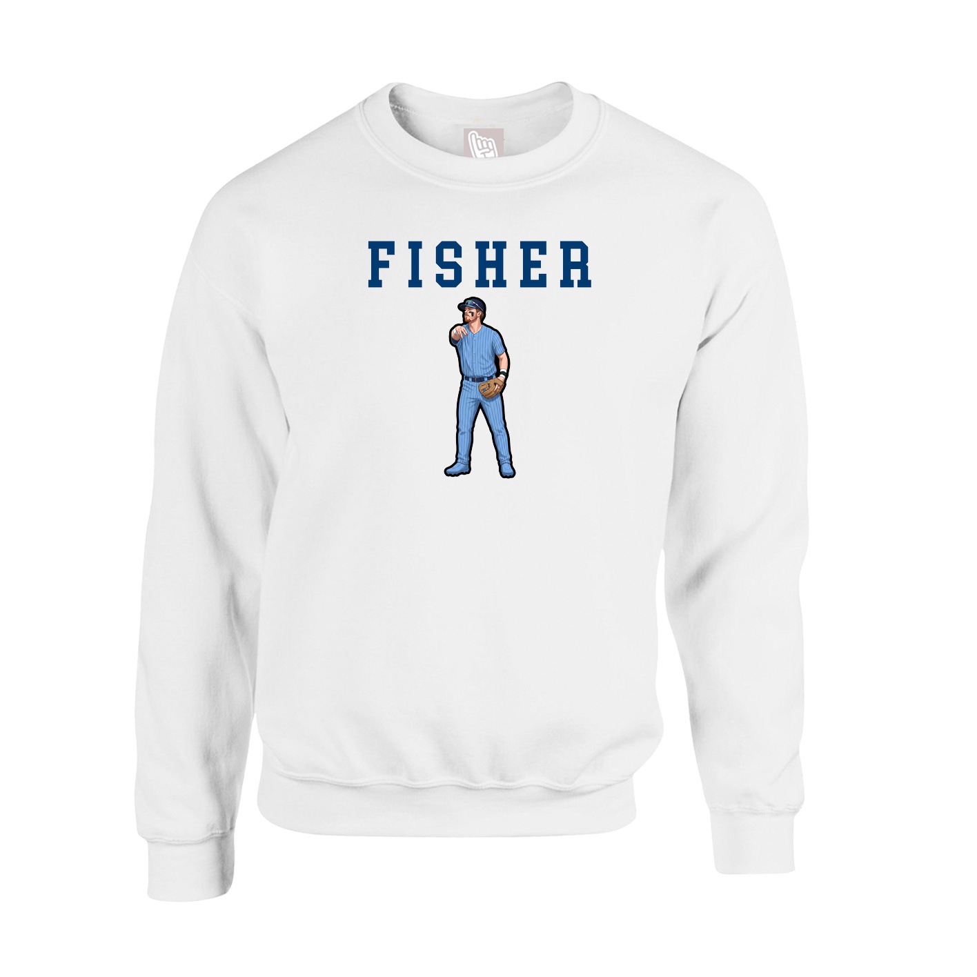 Fleece Crew — Shirsey in White