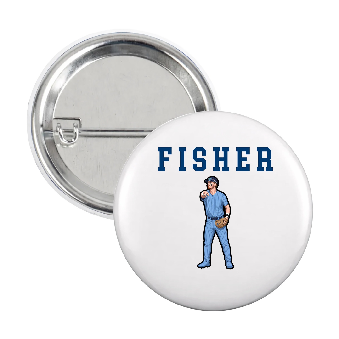 Game Day Button — Shirsey in White