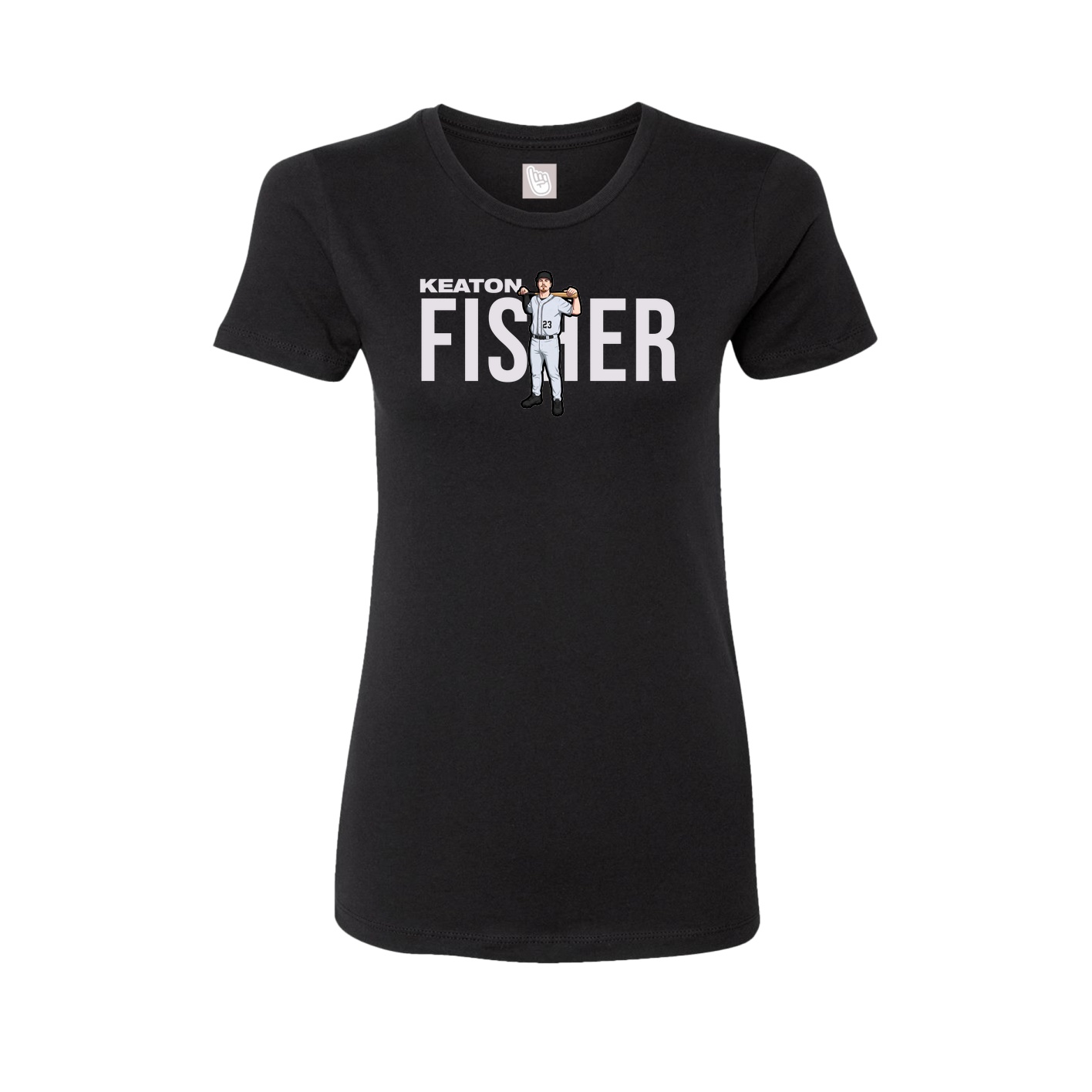 Womens Tee — Player Name in Black