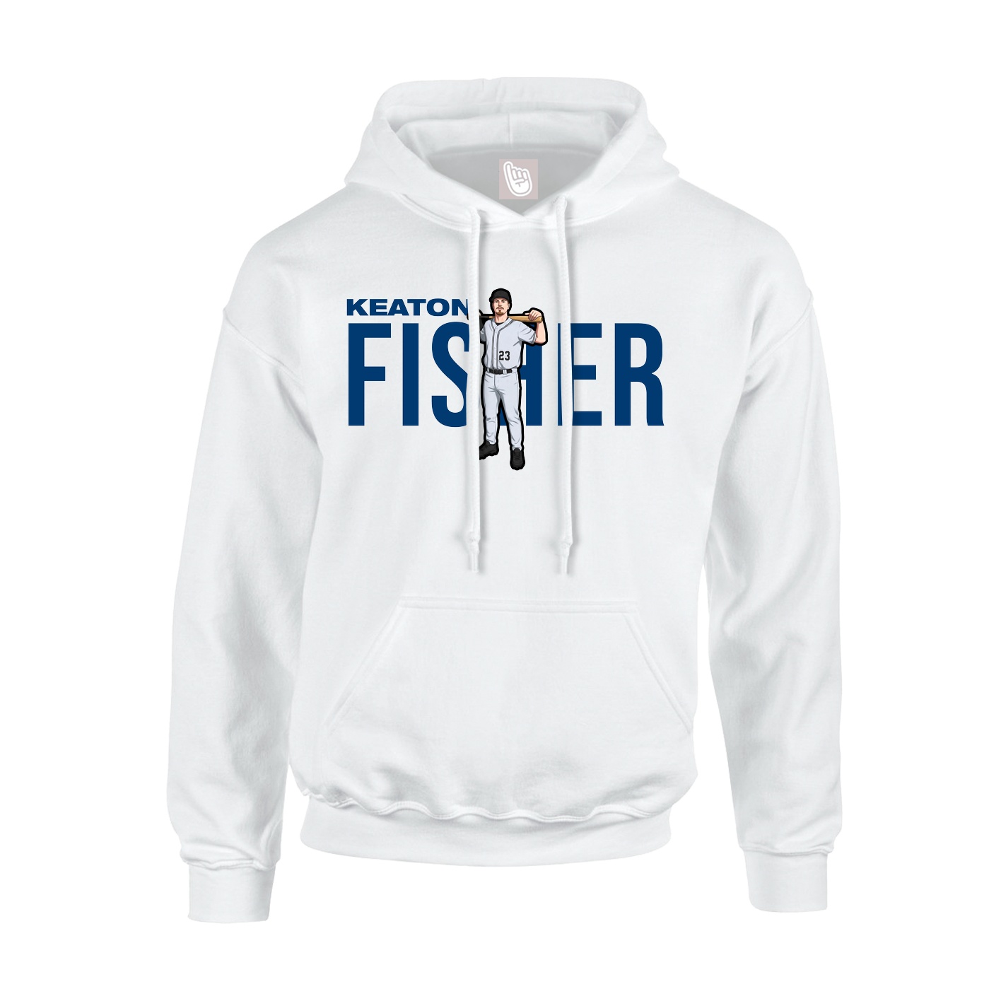 Hoodie — Player Name in White