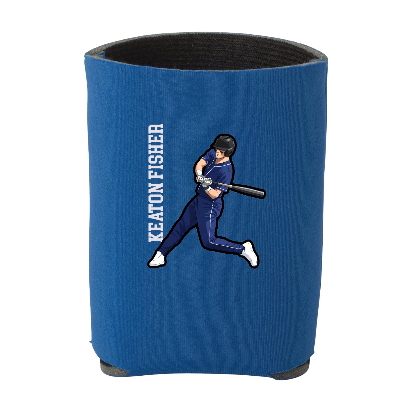 Can Holder — Name Vertical in Royal