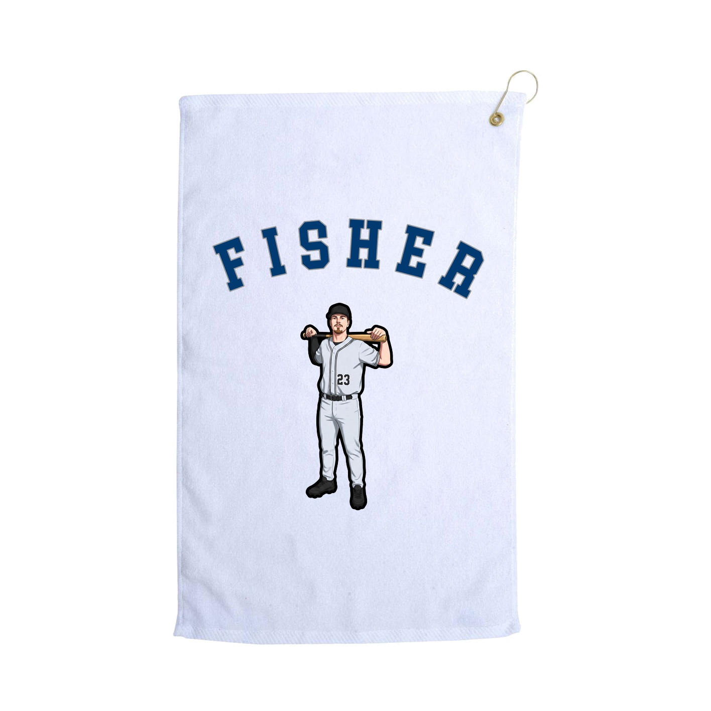 Golf Towel — Shirsey Arch in White