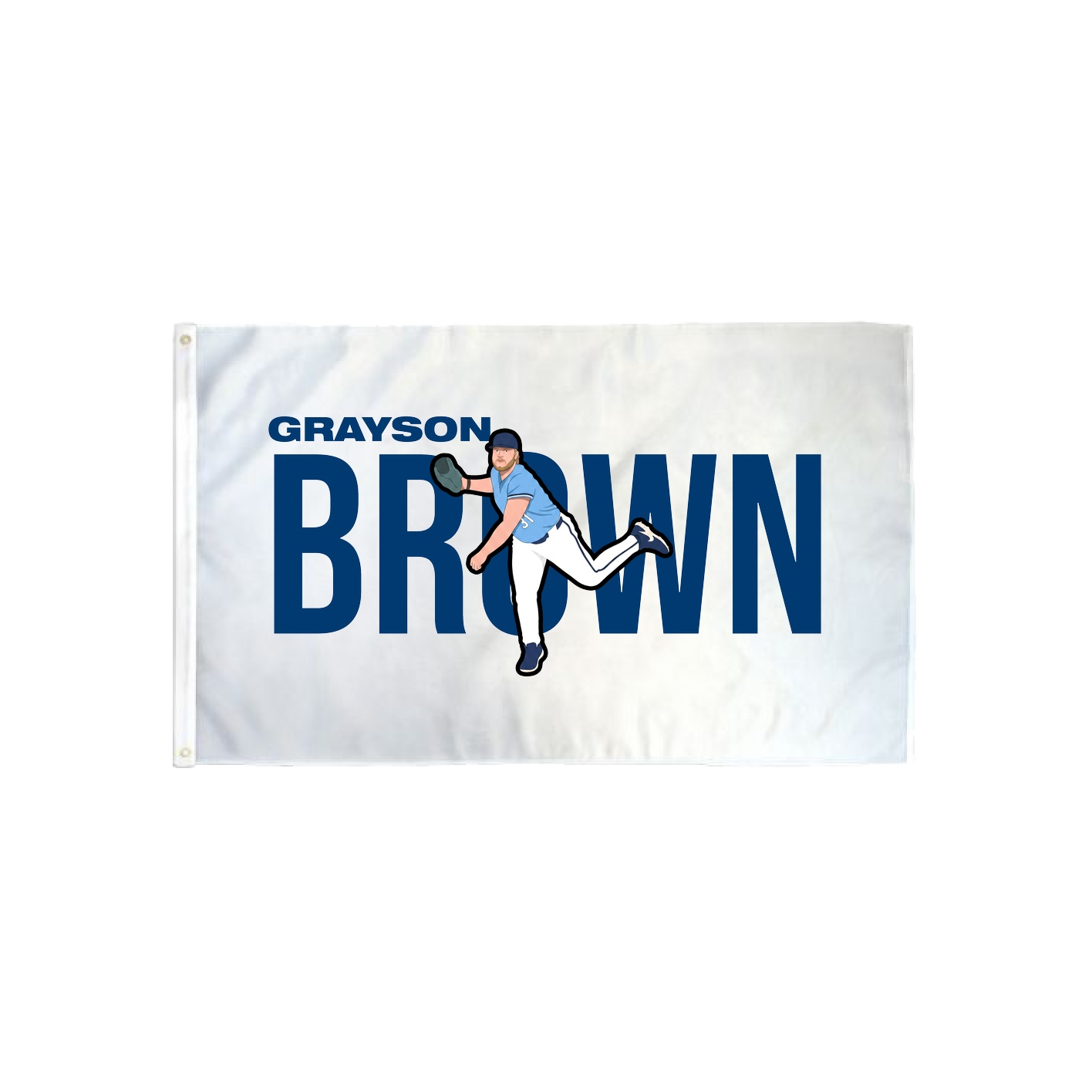 3x5 Flag — Player Name in Classic