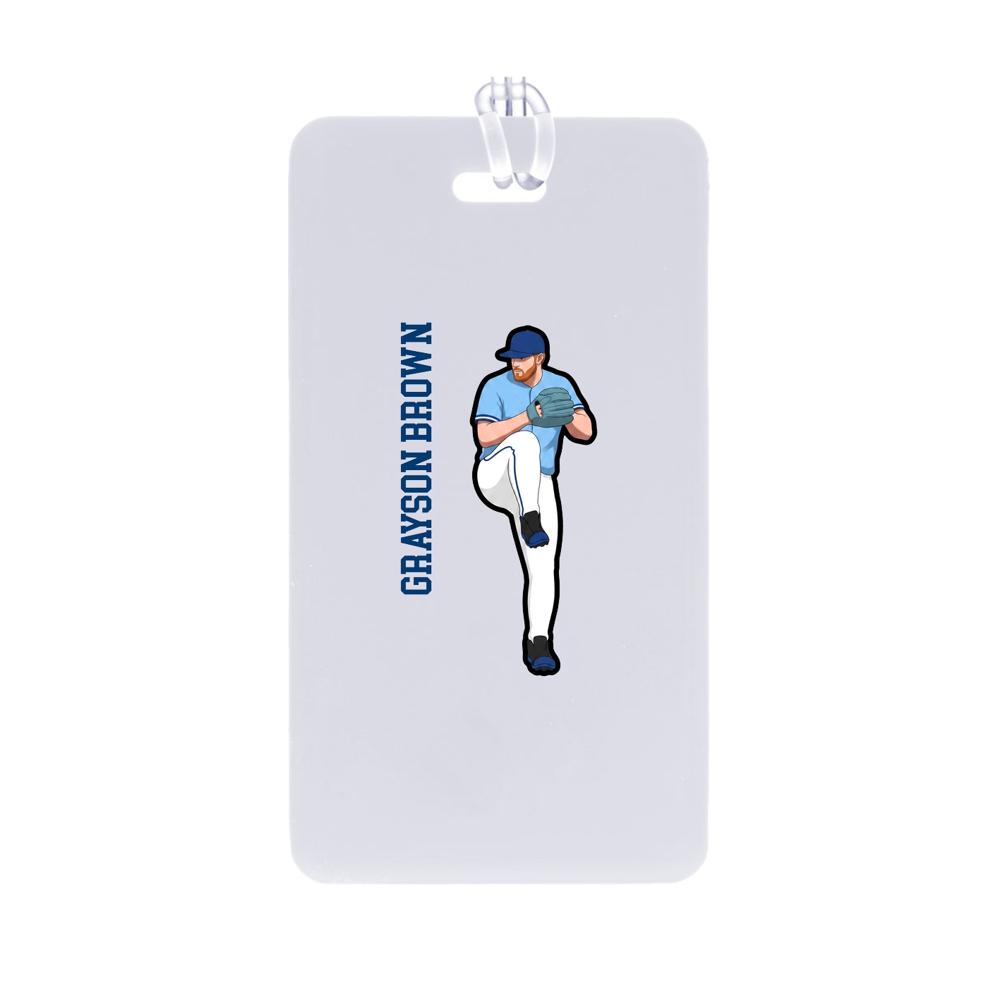 Bag Tag — Name Vertical in Classic