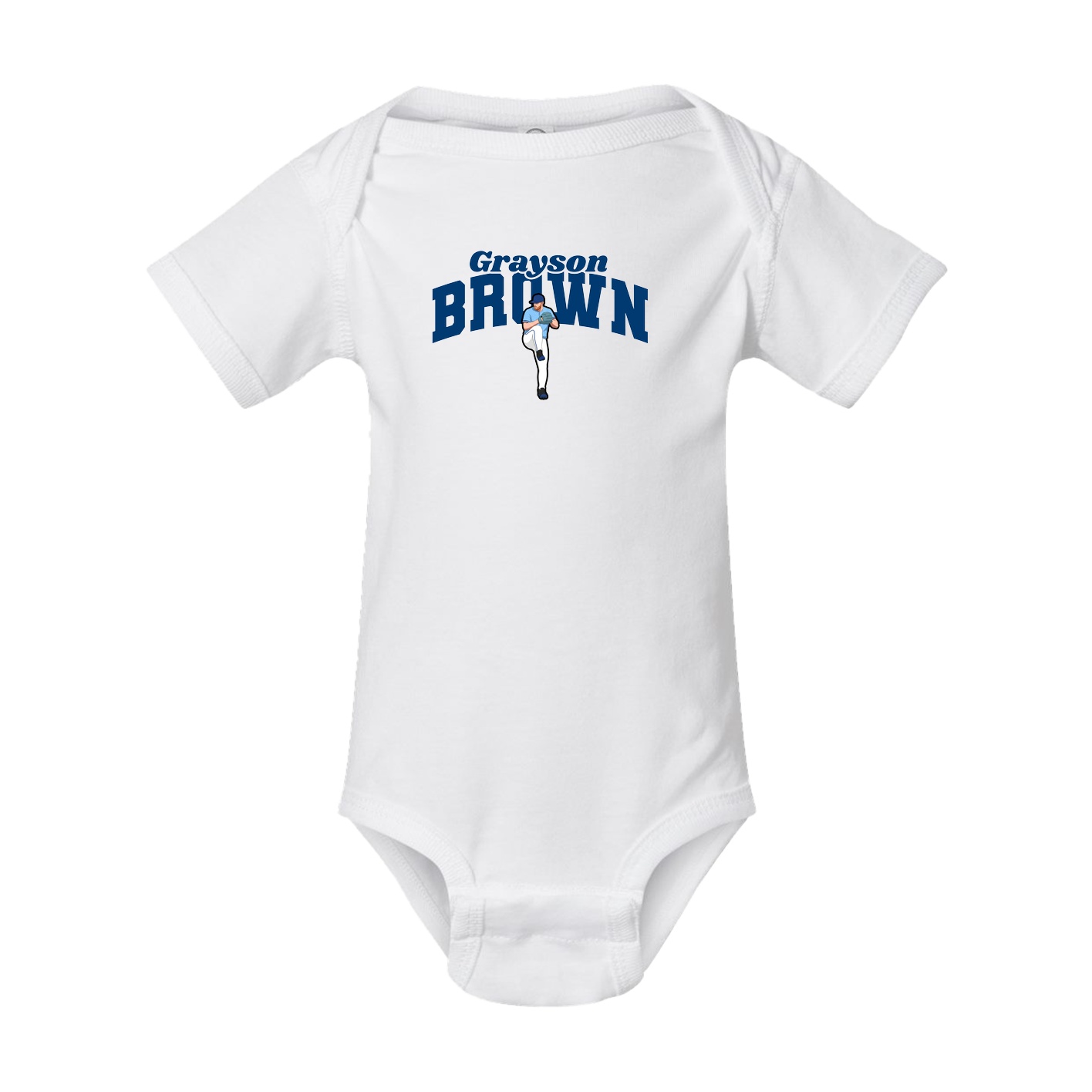 Baby Onesie — Signature Arch in White