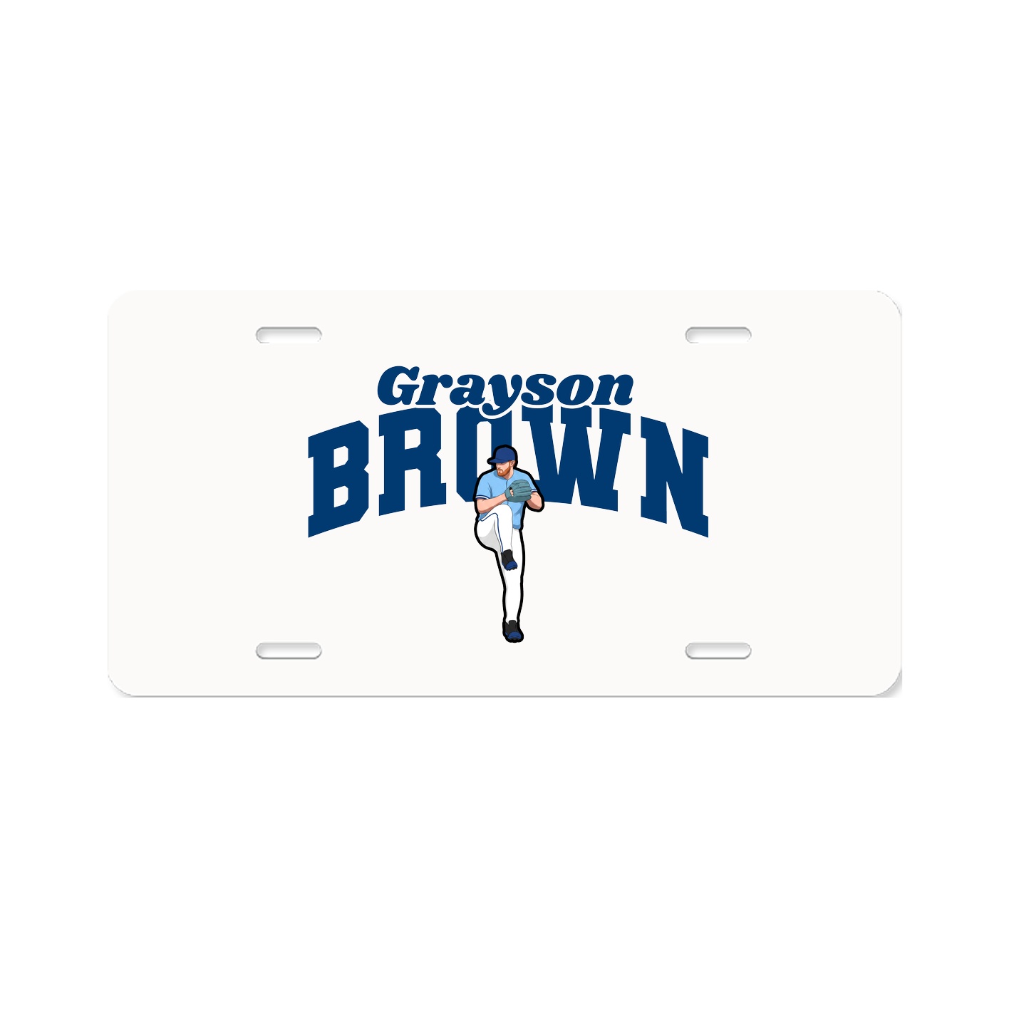License Plate — Signature Arch in Classic